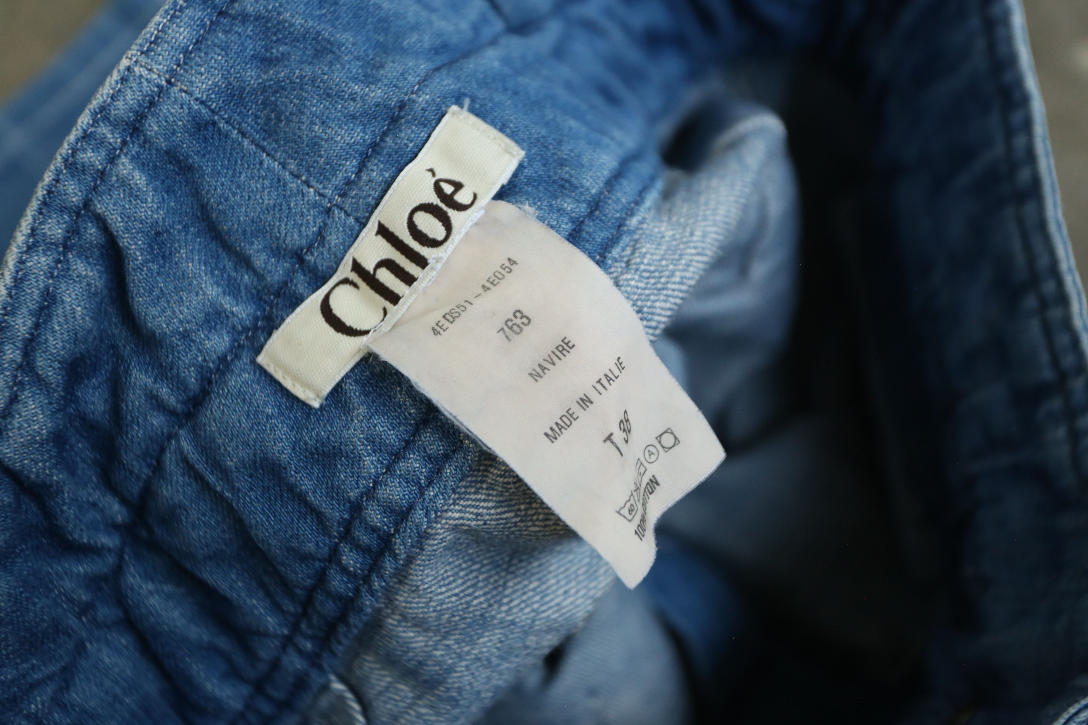 Chloe Chloe - Phoebe Philo - S/S 04 - Braided Waist Culottes Size 26" / US 2 / IT 38 - 5 Thumbnail