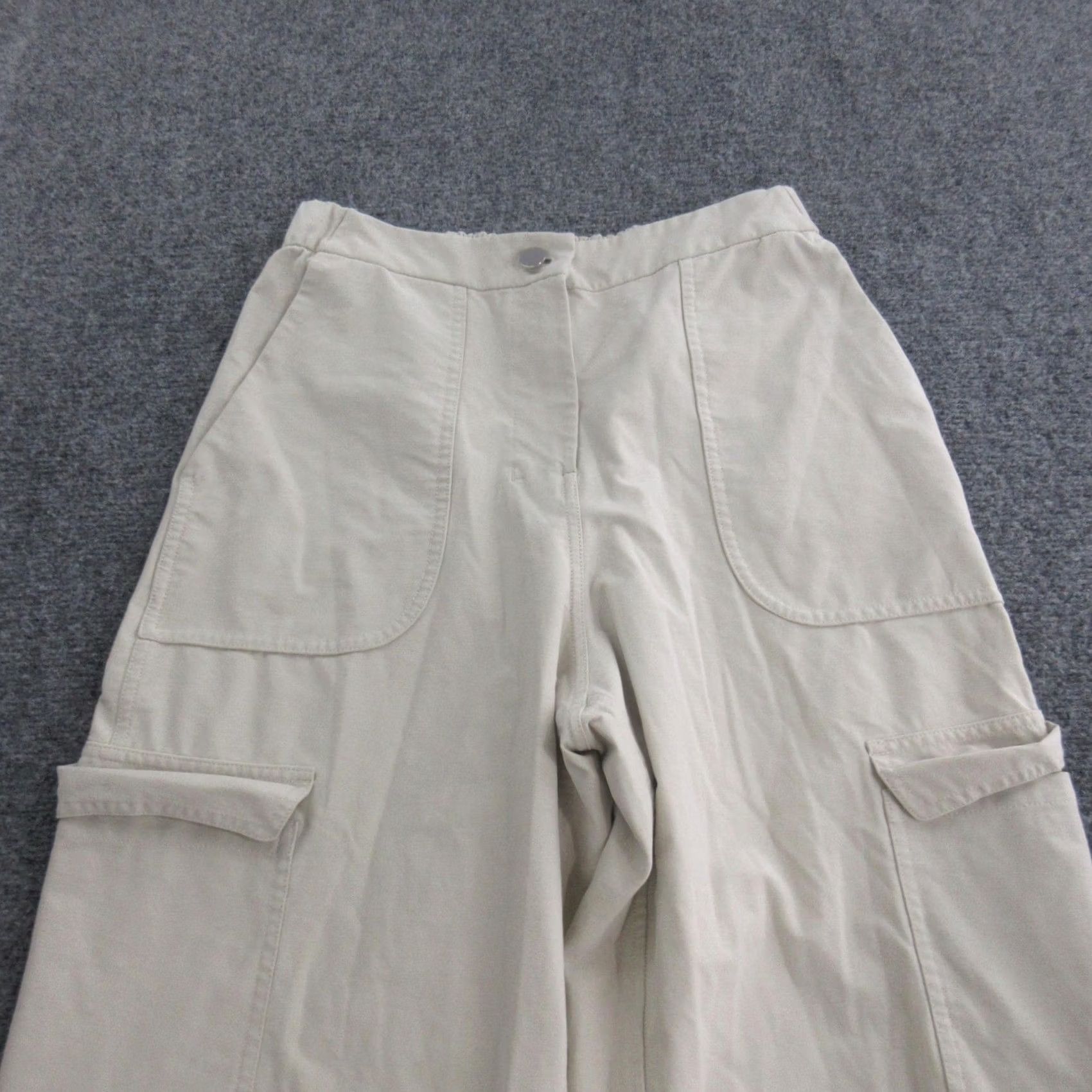 Lululemon Lululemon Pants Womens 2 Beige Cargo Elastic Waist Cropped Tapered Inseam 26.5 in Size 26" / US 2 / IT 38 - 3 Thumbnail