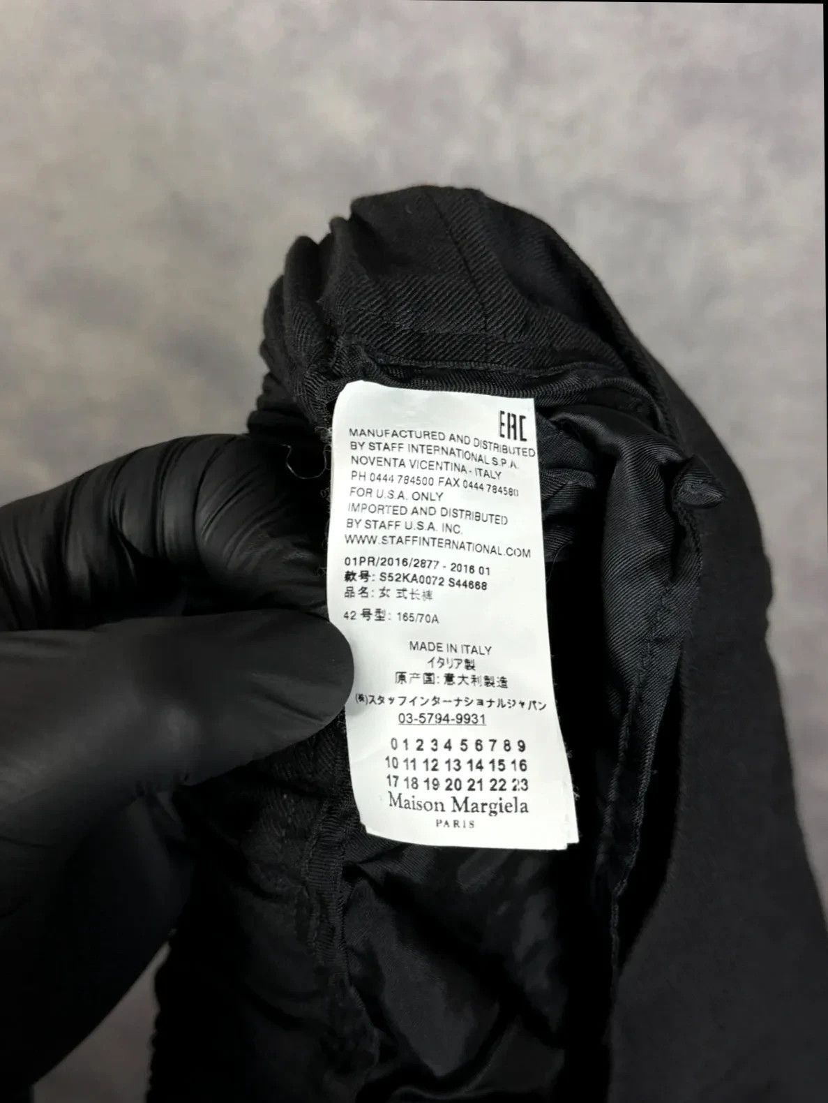 Other Maison Margiela Paris pants black elegant chino Size 42" / US 20 - 9 Thumbnail