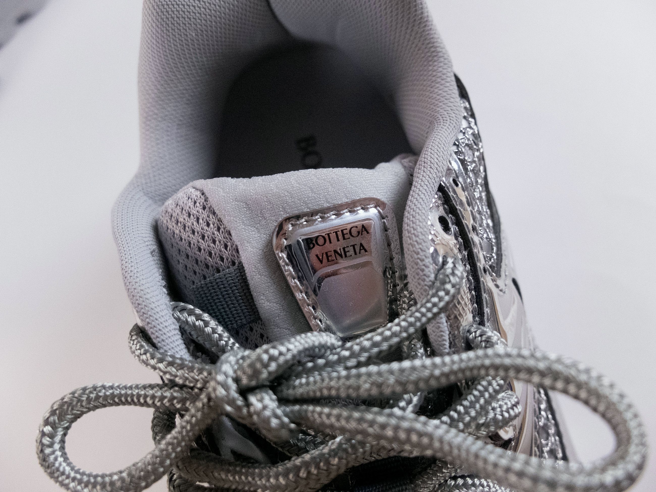 Bottega Veneta BOTTEGA VENETA Orbit silver running sneakers 7 / 37 Size US 7 / IT 37 - 8 Thumbnail