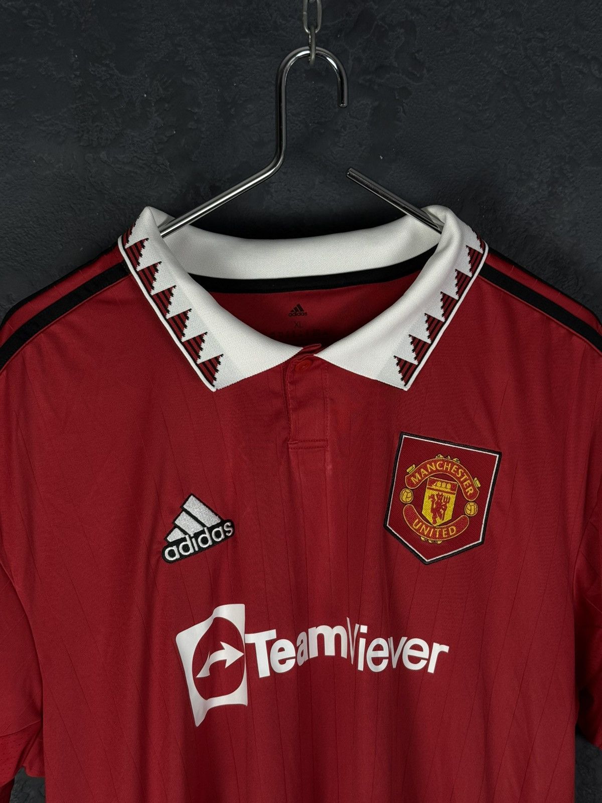 Adidas Manchester United Jersey 2022-23 Home Football Soccer Shirt Size US XL / EU 56 / 4 - 5 Thumbnail