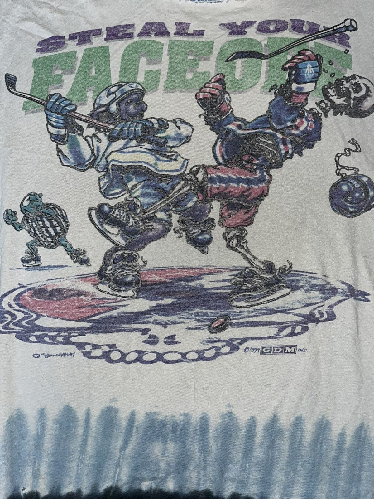 Unsound Rags Crazy Y2K Faded Thrashed Distressed ERD Grunge Skater Tee Size US XXL / EU 58 / 5 - 2 Thumbnail