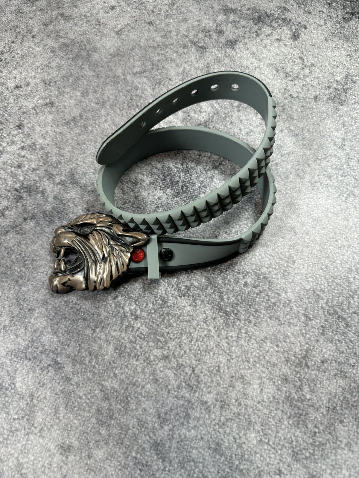 Vintage Y2K Panthers Logo Rubber Belts Alt Style Streetwear USA Rare Size ONE SIZE - 1 Thumbnail