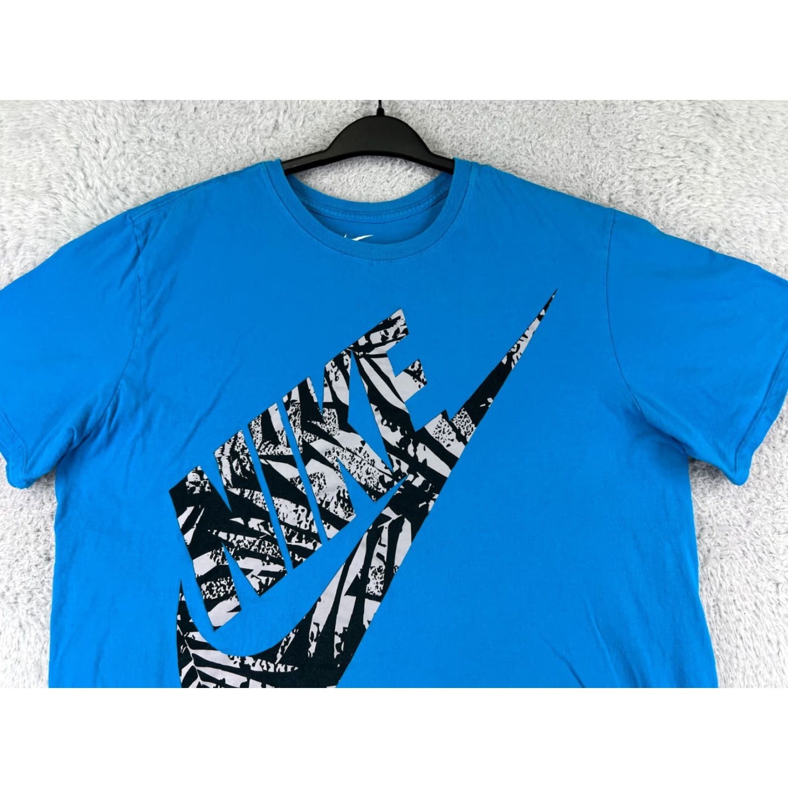 Nike Nike Shirt Mens 2XL Blue Logo Swoosh Palm Leaf Short Sleeve Crew Neck T-Shirt Size US XXL / EU 58 / 5 - 5 Thumbnail