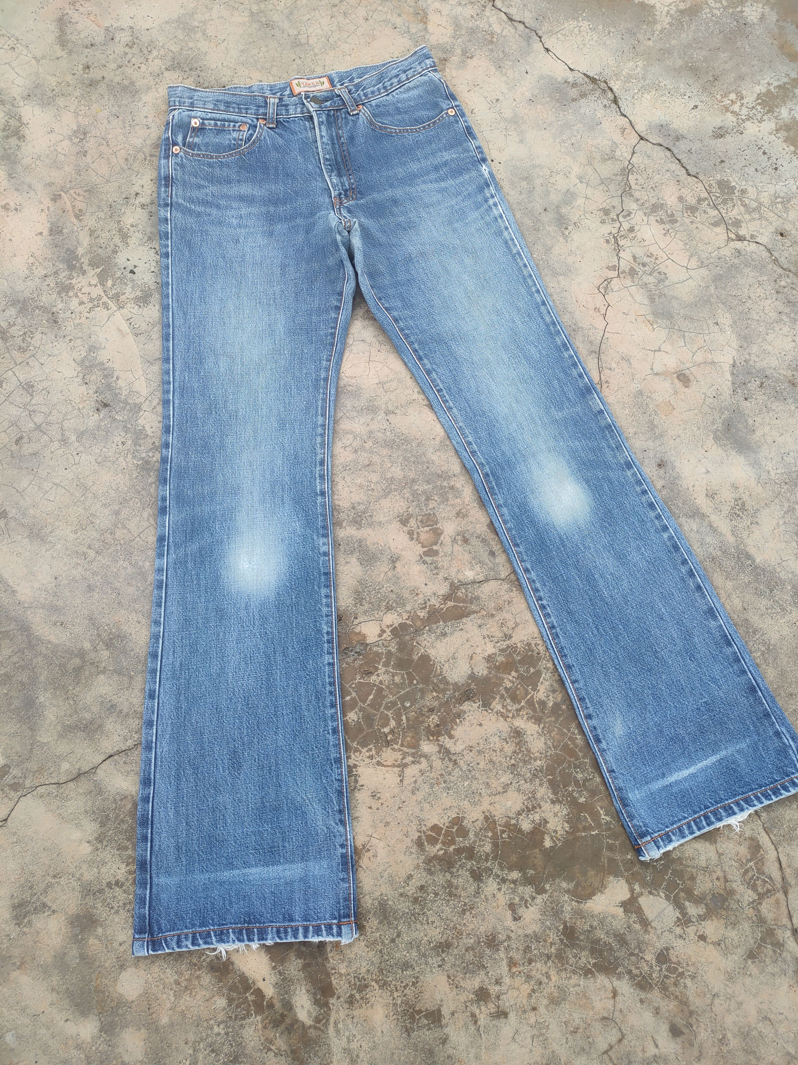 Japanese Brand VINTAGE TORGA FLARE FADED DENIM JEANS PANTS Size US 29 - 1 Thumbnail