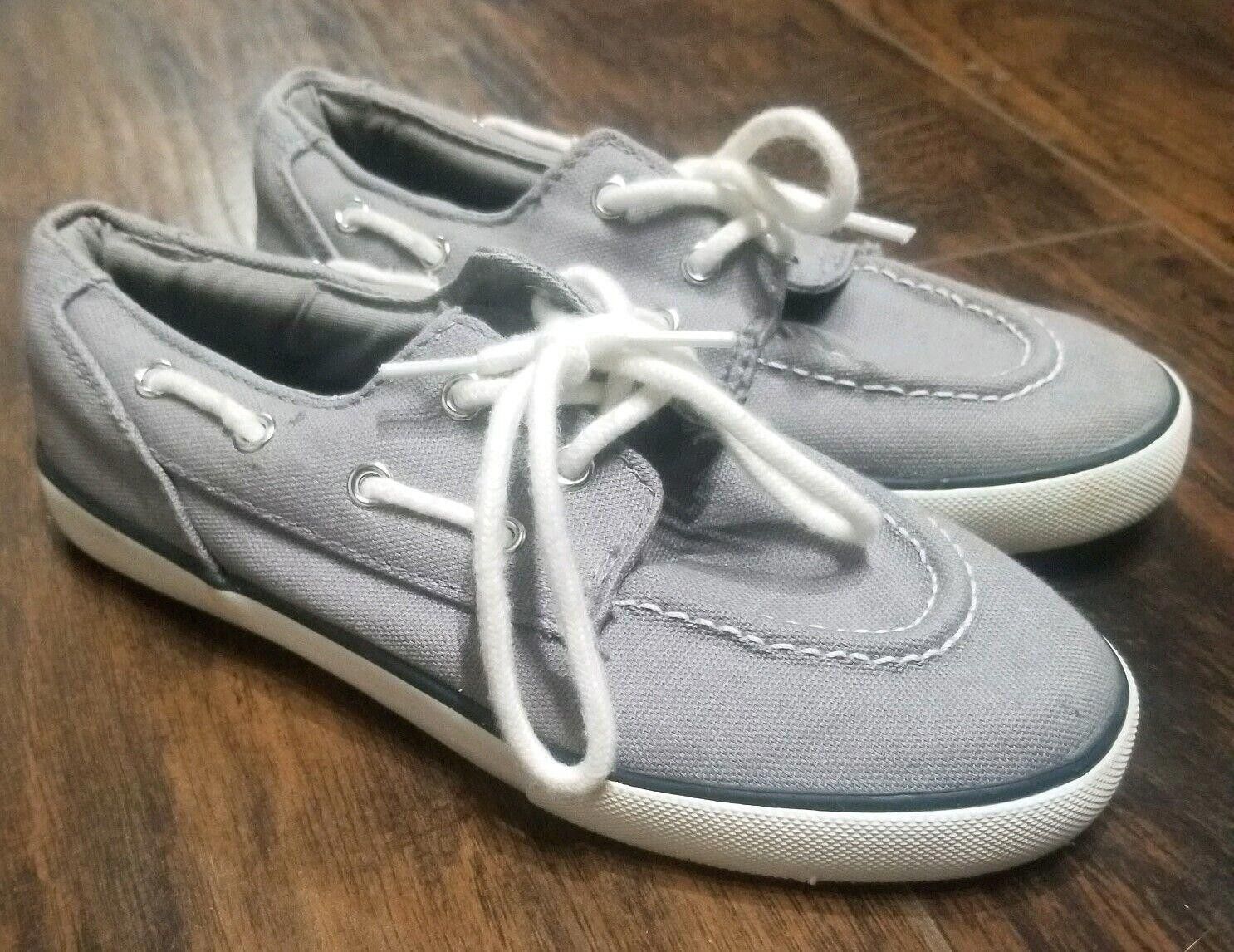 Polo Ralph Lauren Ralph Lauren Polo Canvas Shoes Boys Size 3 Gray Huainan Size US 5 / EU 37 - 1 Thumbnail