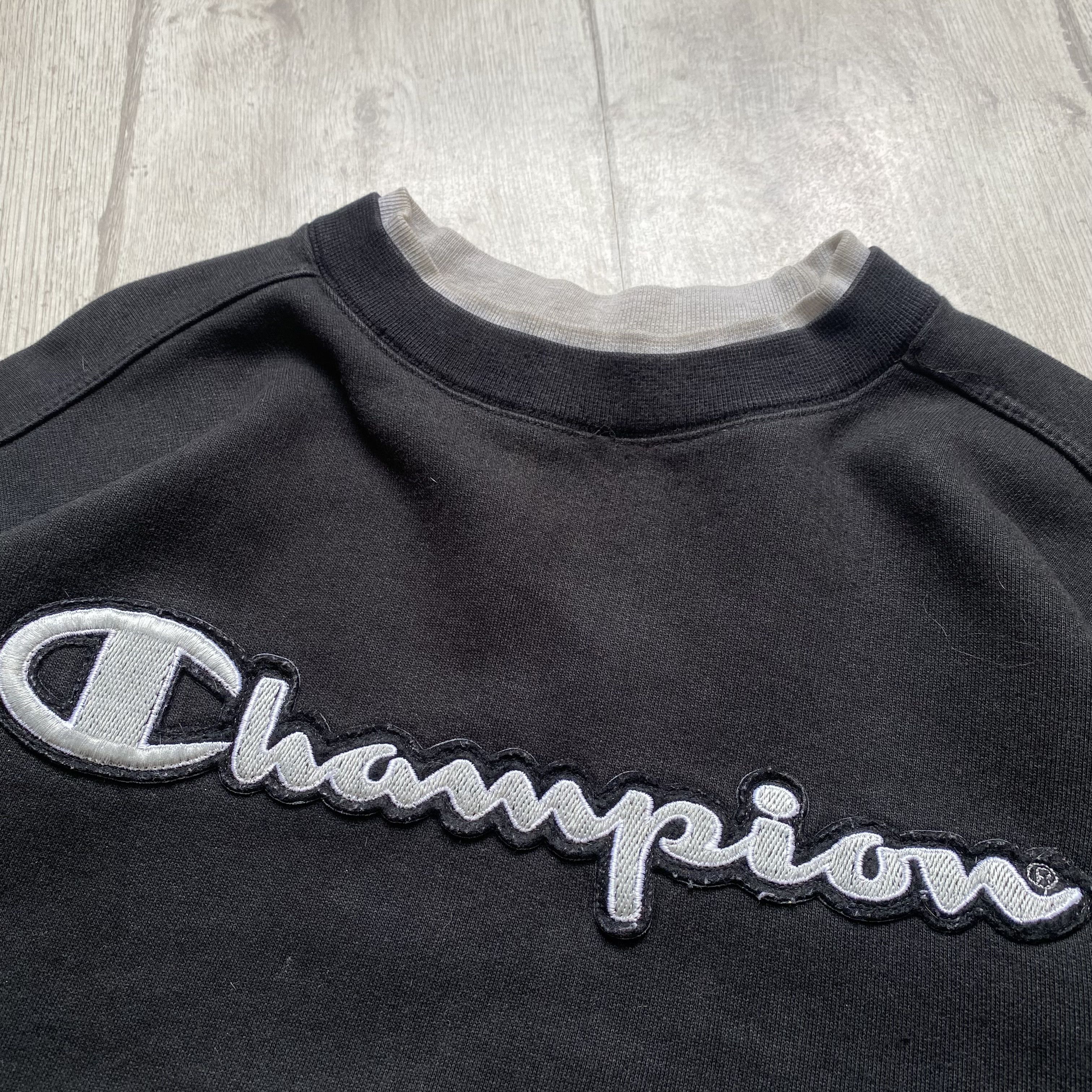 Champion Vintage 90s Champion USA boxy sweatshirt big logo Size US L / EU 52-54 / 3 - 6 Thumbnail