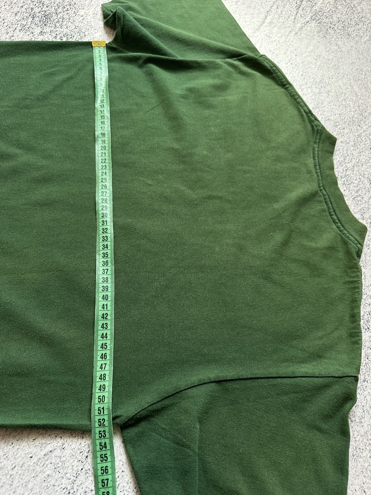 Stussy Vintage 1993-96 STUSSY Big Logo Green T-Shirt Made in USA Size US L / EU 52-54 / 3 - 15 Thumbnail
