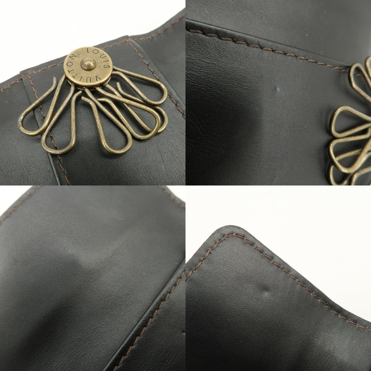 Louis Vuitton Louis Vuitton Utah Multicles 6 Key Case Leather Key Holder Size ONE SIZE - 6 Thumbnail
