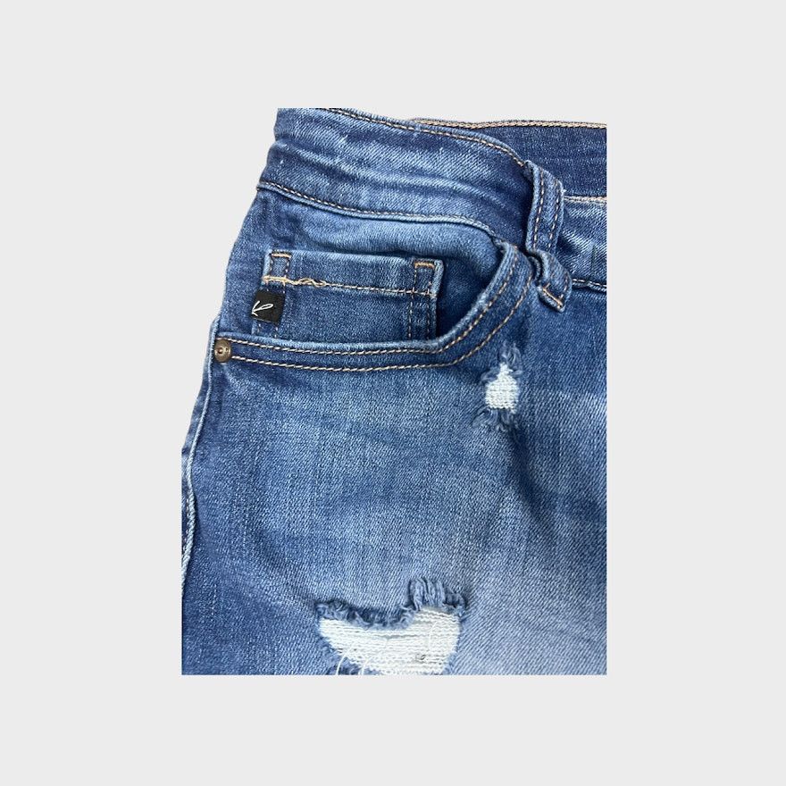 Nordstrom KanCun Daphne Mid Rise Shorts | Medium | Frayed Hem Size 28" / US 6 / IT 42 - 5 Thumbnail