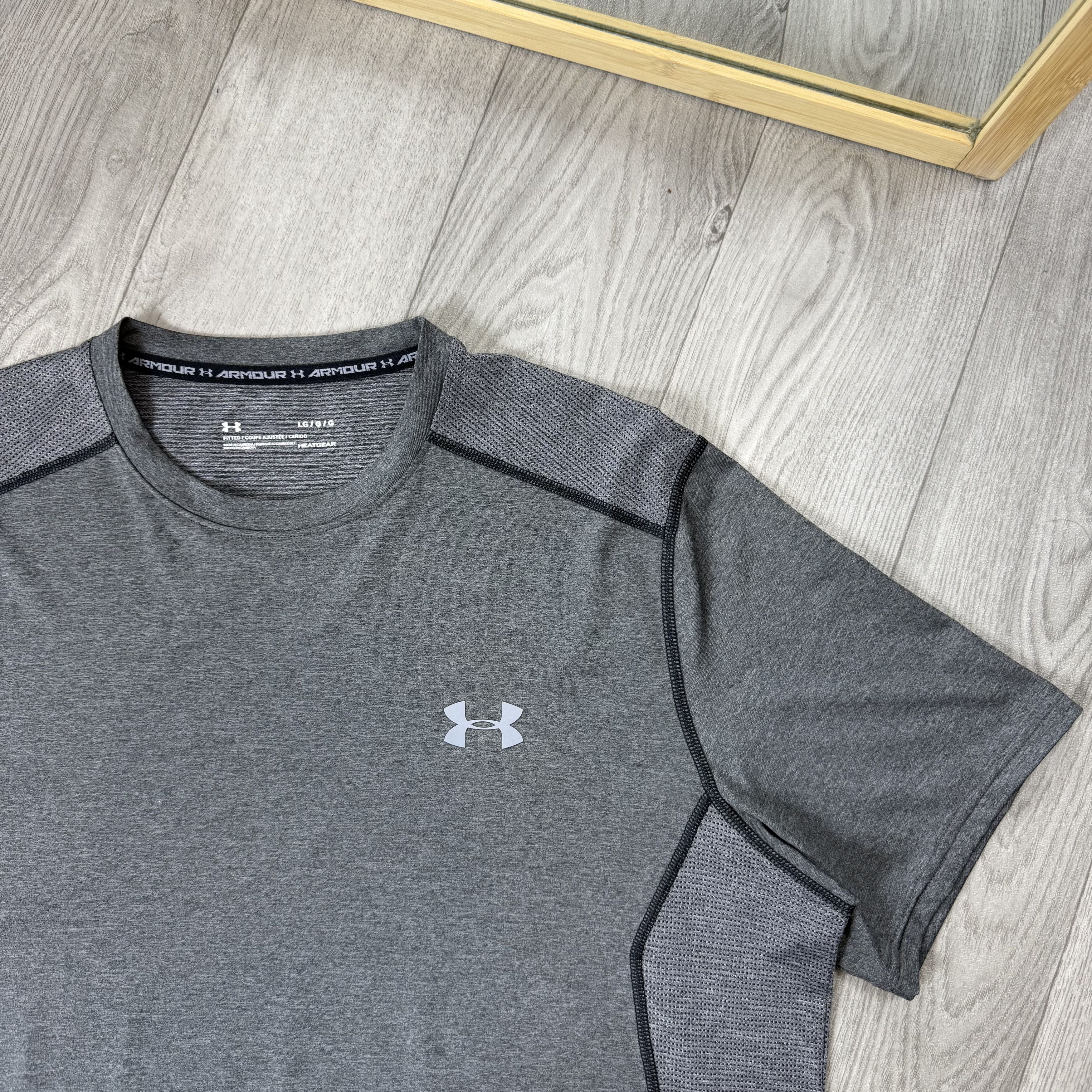 Under Armour Under Armour Heatgear Grey Tee Shirt L Size US L / EU 52-54 / 3 - 2 Thumbnail