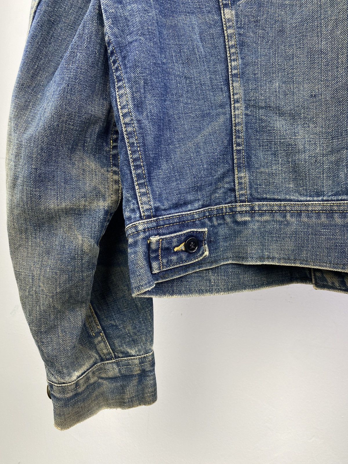 Lee Vintage 70s Lee 101-J Sanforized Denim Jacket Distressed Size US M / EU 48-50 / 2 - 15 Thumbnail