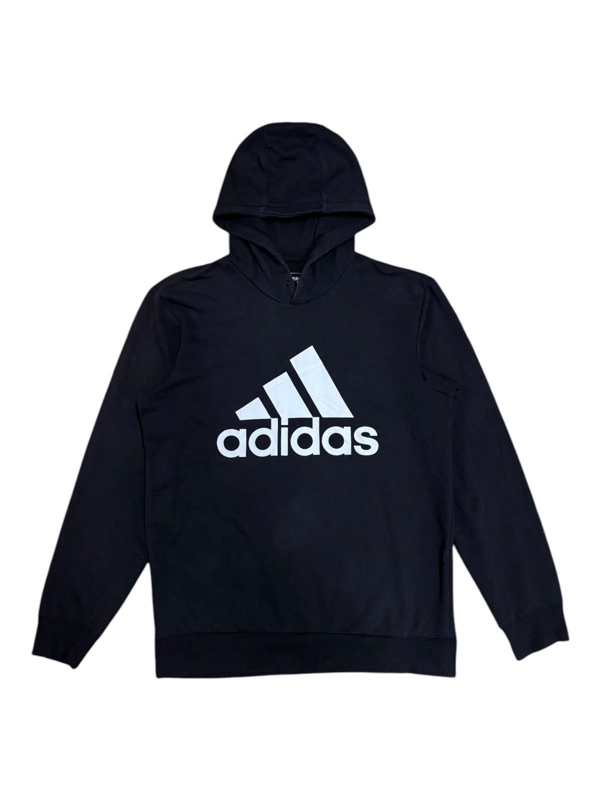 Adidas × Vintage Y2k Vtg Adidas Big Logo Printed Sport Hoodie Size US L / EU 52-54 / 3 - 4 Thumbnail