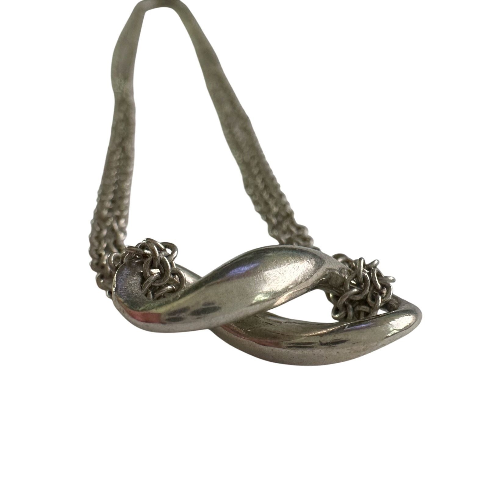 Tiffany & Co. Tiffany & Co Infinity Double Chain Pendant and Necklace Size ONE SIZE - 10 Thumbnail