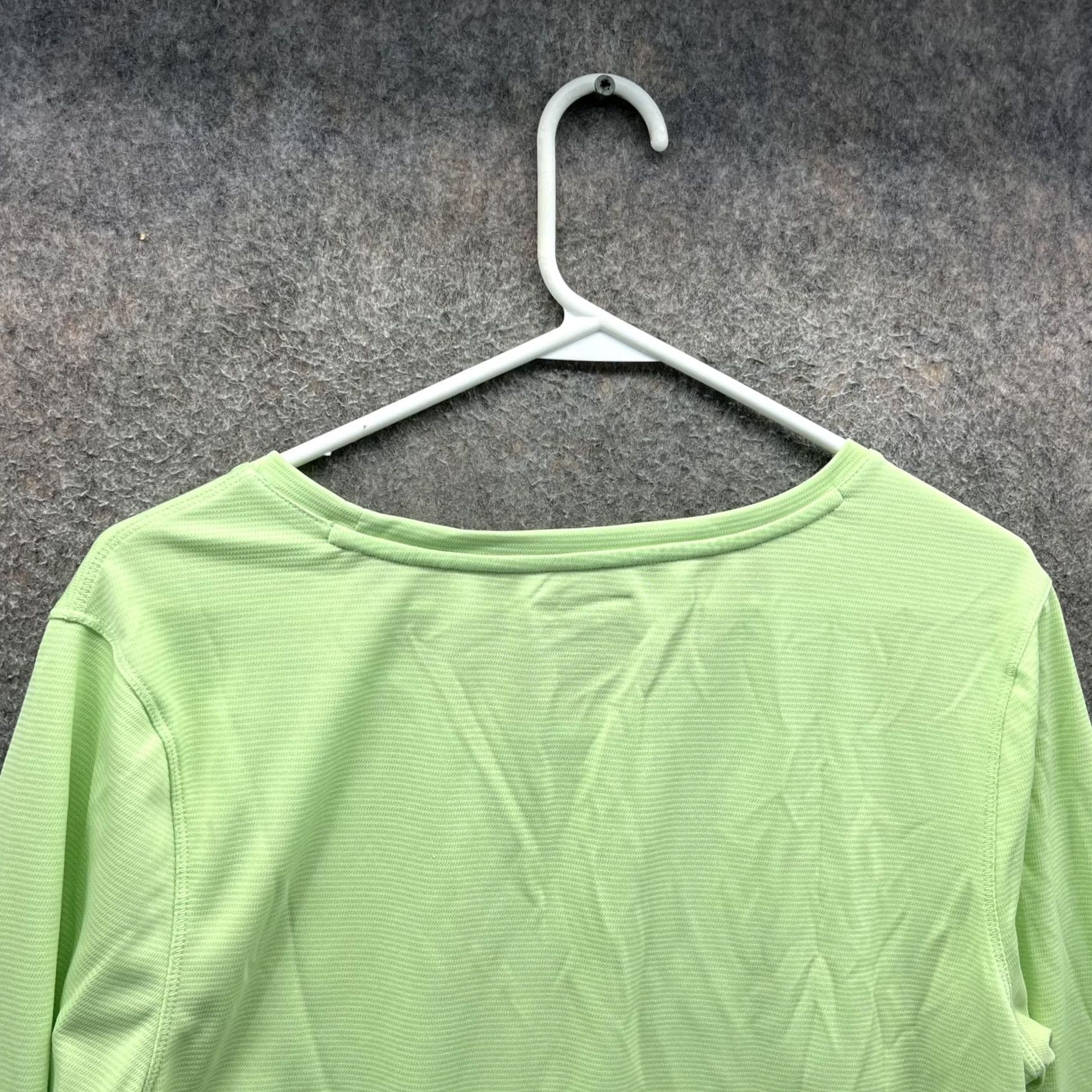 Vintage Reel Legend Freeline Shirt Men L Green Long Sleeve Hiking Activewear Outdoor Crew Neck Lightweight Size US L / EU 52-54 / 3 - 3 Thumbnail