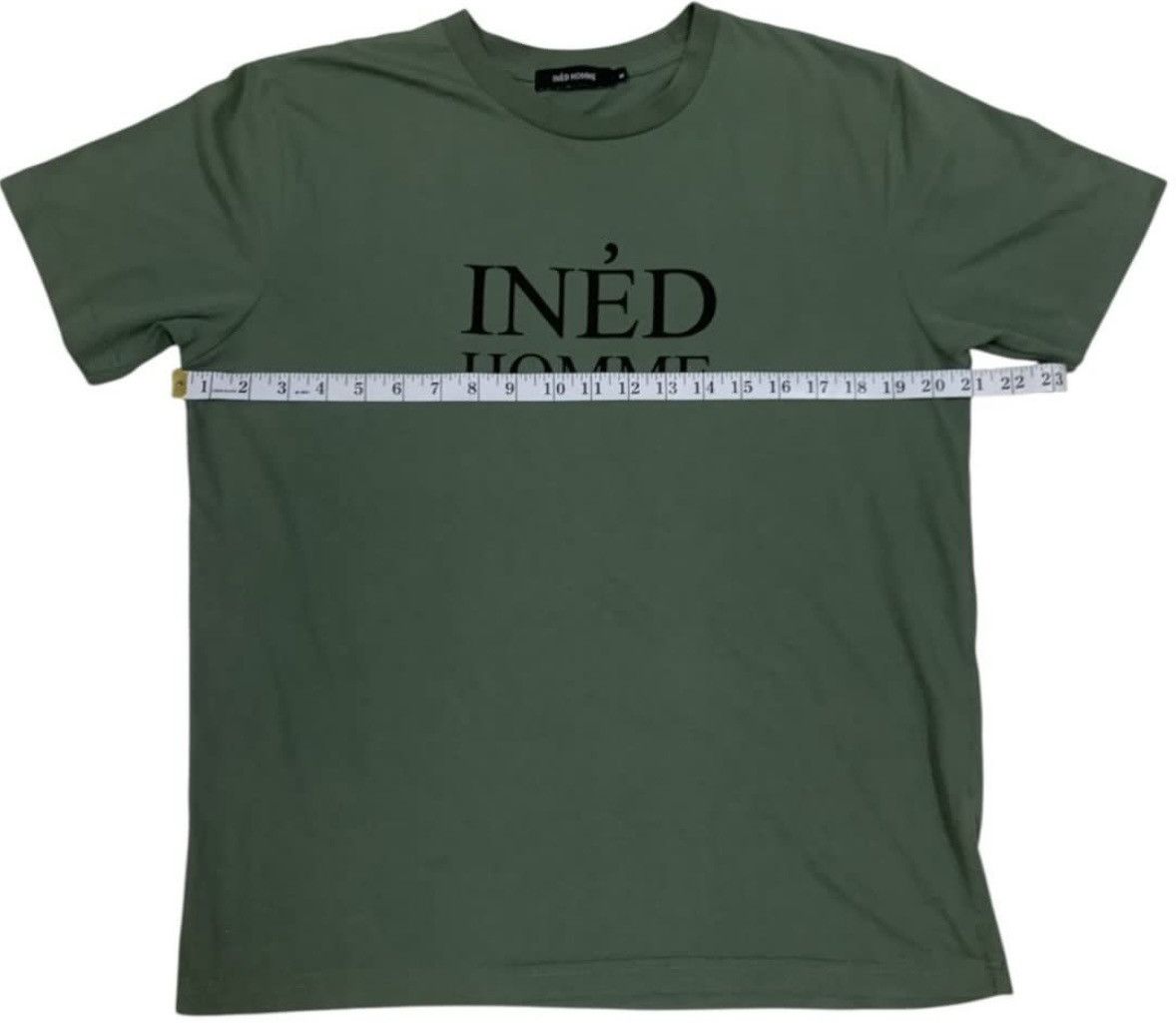 Yohji Yamamoto Ined Homme Yohji Yamamoto Big Logo Tee Size US L / EU 52-54 / 3 - 3 Thumbnail