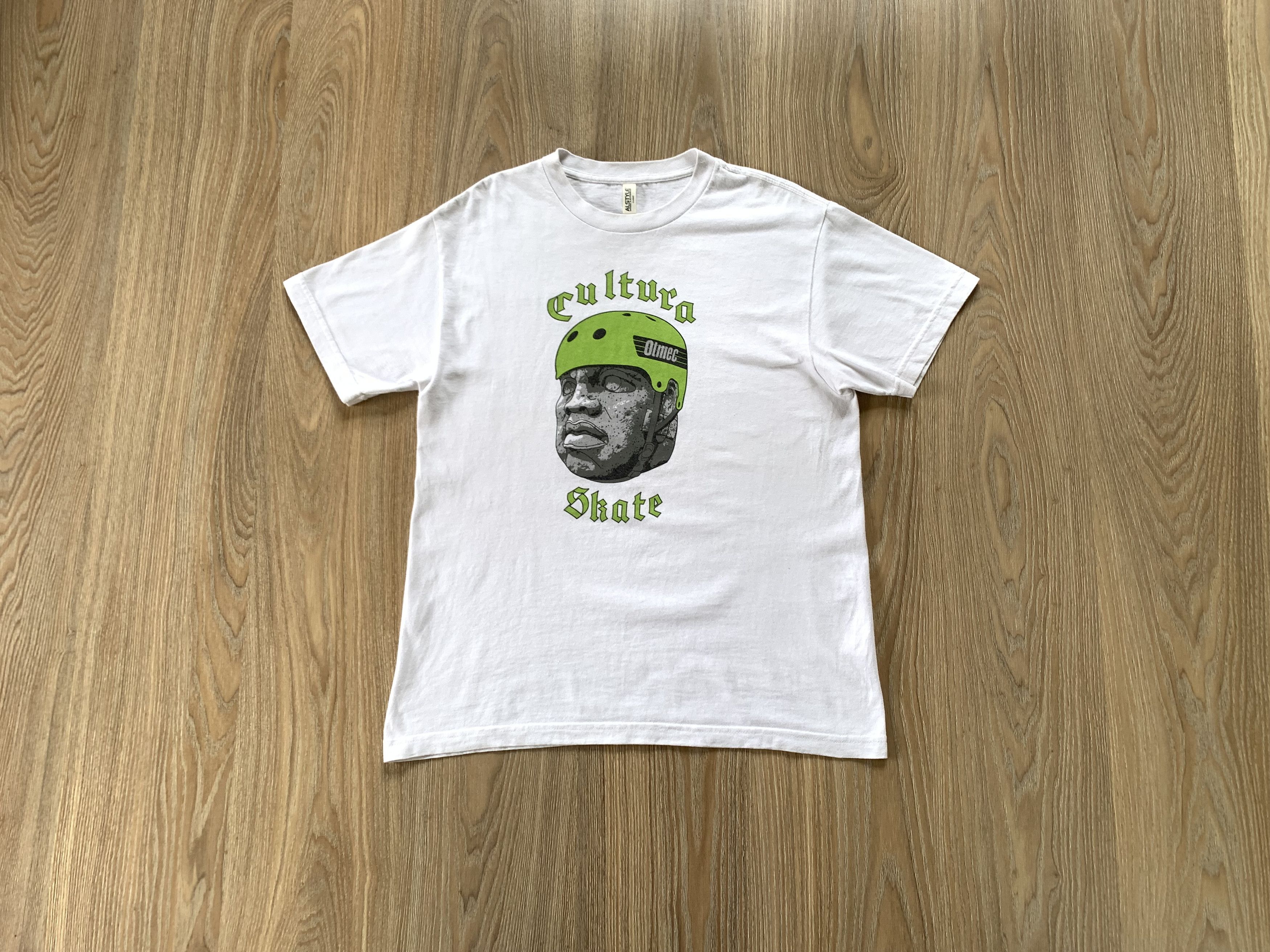Alstyle Alstyle Cultura Skate White Print T-Shirt Size US S / EU 44-46 / 1 - 1 Thumbnail