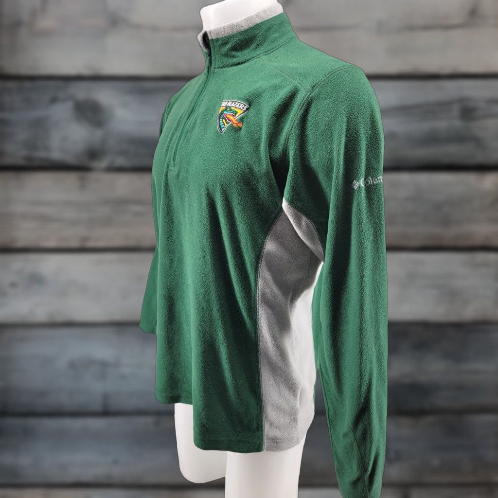 Vintage Columbia UAB Blazers 1/4 Zip Long Sleeve Men’s Size Medium Green Solid Pullover Windbreaker Size US M / EU 48-50 / 2 - 1 Thumbnail