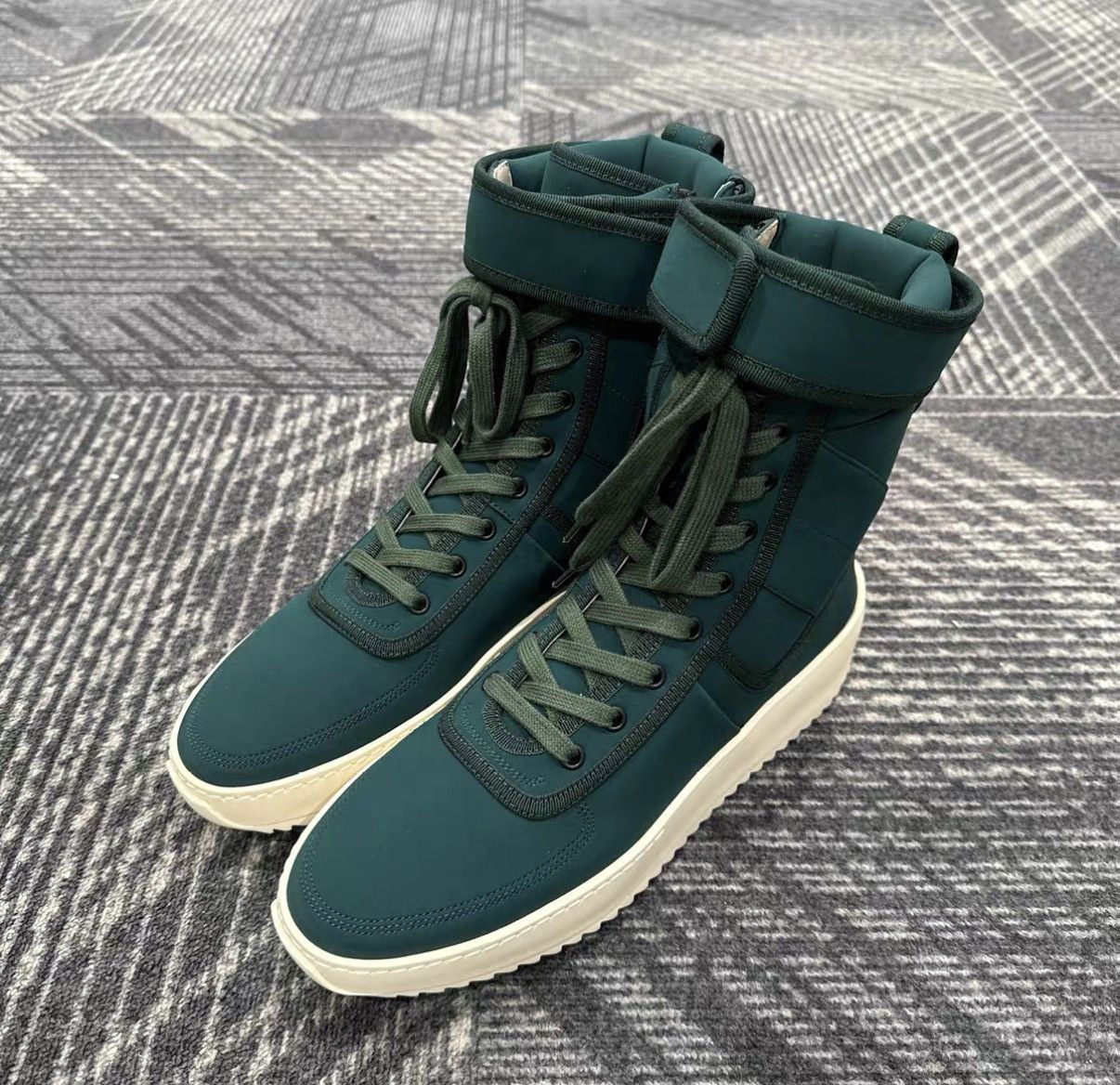 Fear of God Fear of God 5th Collection Black & Green Military Boots J42 Size US 8 / EU 41 - 1 Thumbnail