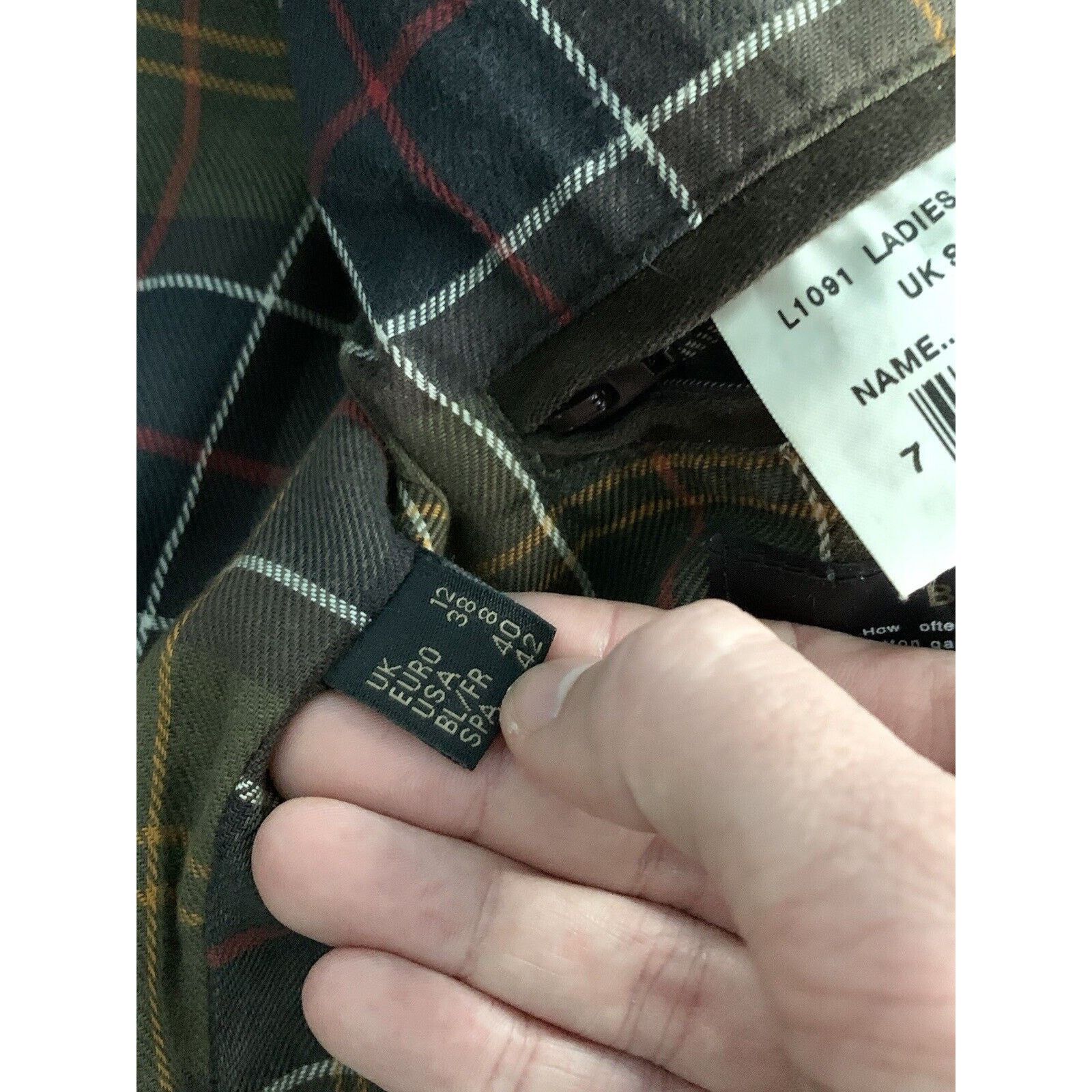 Barbour Women's BARBOUR UTILITY WAX Jacket Coat UK 12 US 8 EU 40 M Size M / US 6-8 / IT 42-44 - 20 Thumbnail