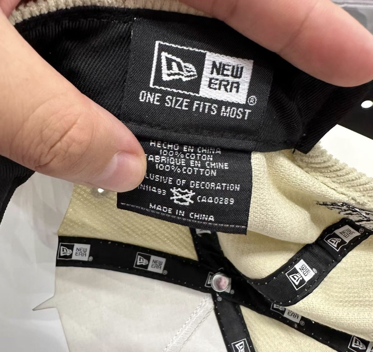 New Era New Era MILO Corduroy Flat Brim Cap J32 Size ONE SIZE - 8 Thumbnail