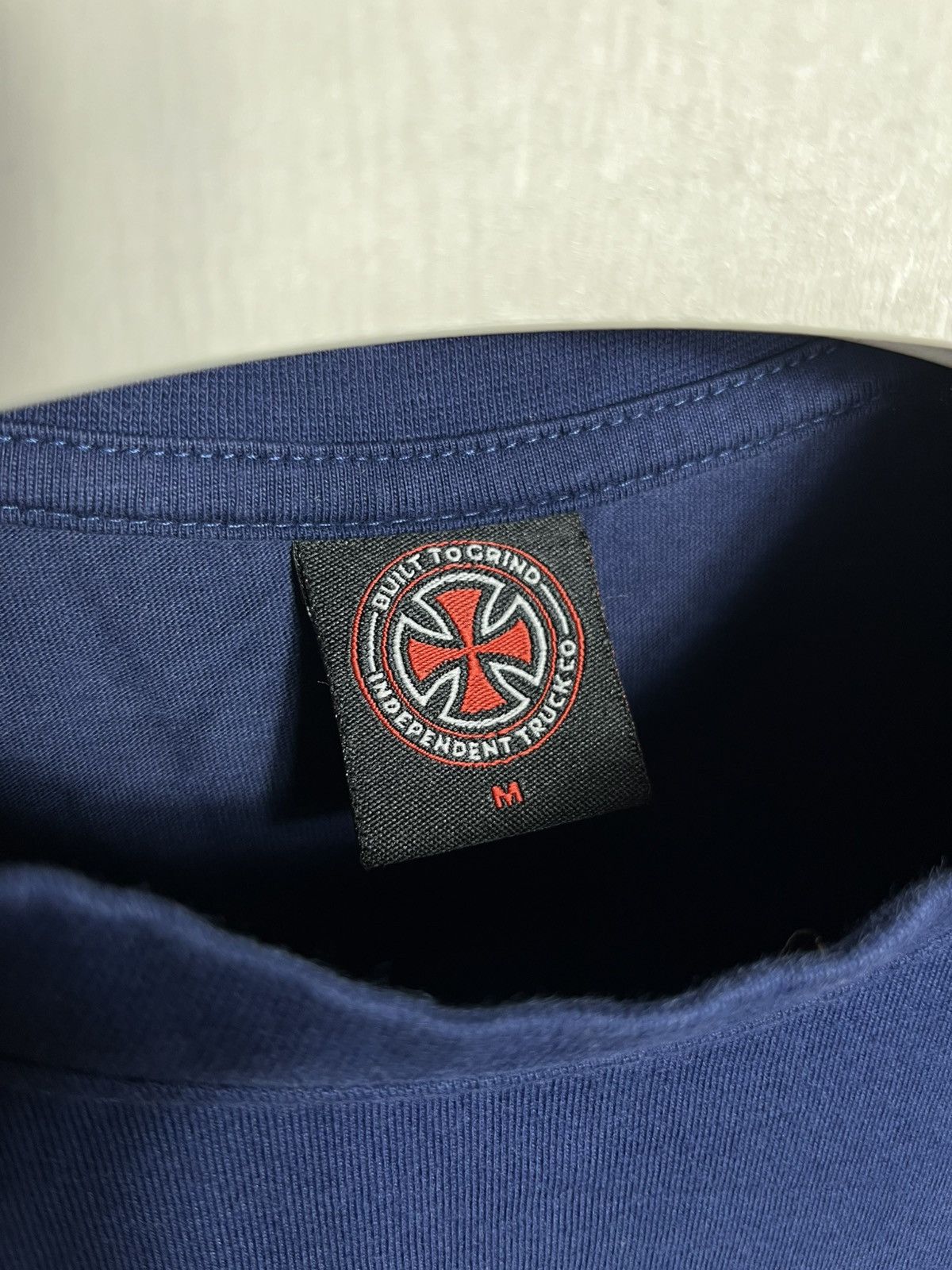 Independent Truck Co. INDEPENDENT FTS SKULL T-SHIRT Blue Cotton Mens Size US M / EU 48-50 / 2 - 3 Thumbnail