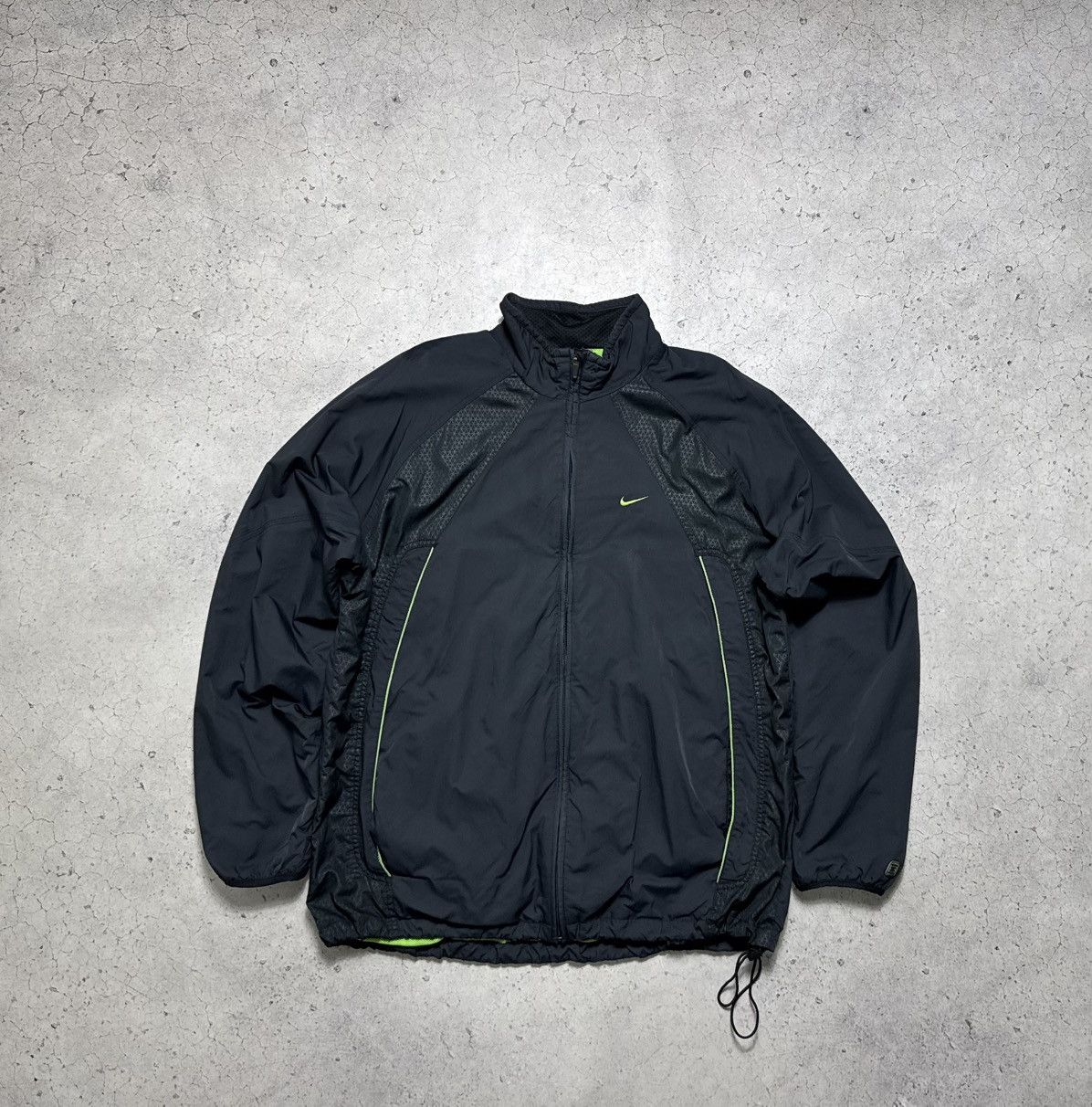 Nike Nike Shox Vintage Black Nylon Track Suit Jacket & Pants Dril Size US XXL / EU 58 / 5 - 2 Thumbnail