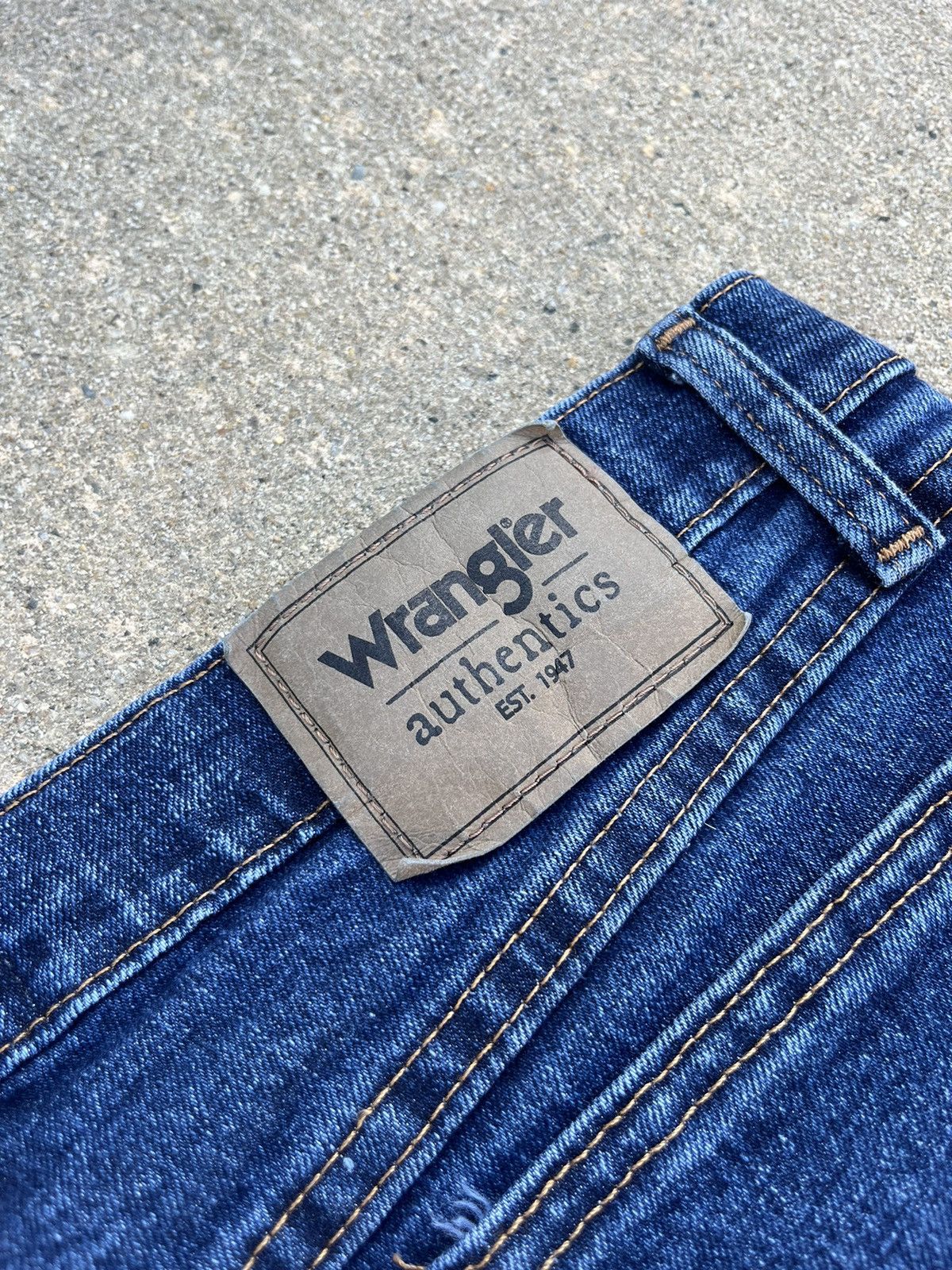 JNCO × Vintage × Wrangler Crazy Vintage Y2K Wrangler Wash Jeans Size US 32 / EU 48 - 9 Thumbnail