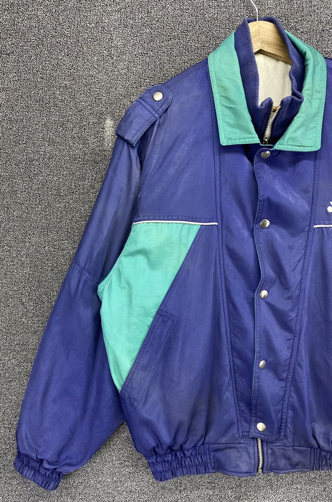 Vintage Vintage Yonex Zip Up Rare Sweater Jacket Size US L / EU 52-54 / 3 - 3 Thumbnail