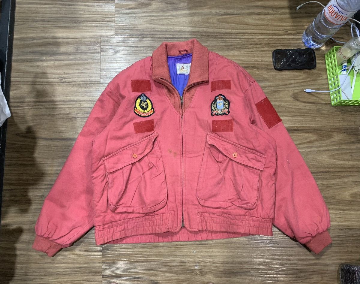 Vintage VINTAGE 90s CRAMPE BOMBER JACKET BOXY Size US L / EU 52-54 / 3 - 1 Thumbnail