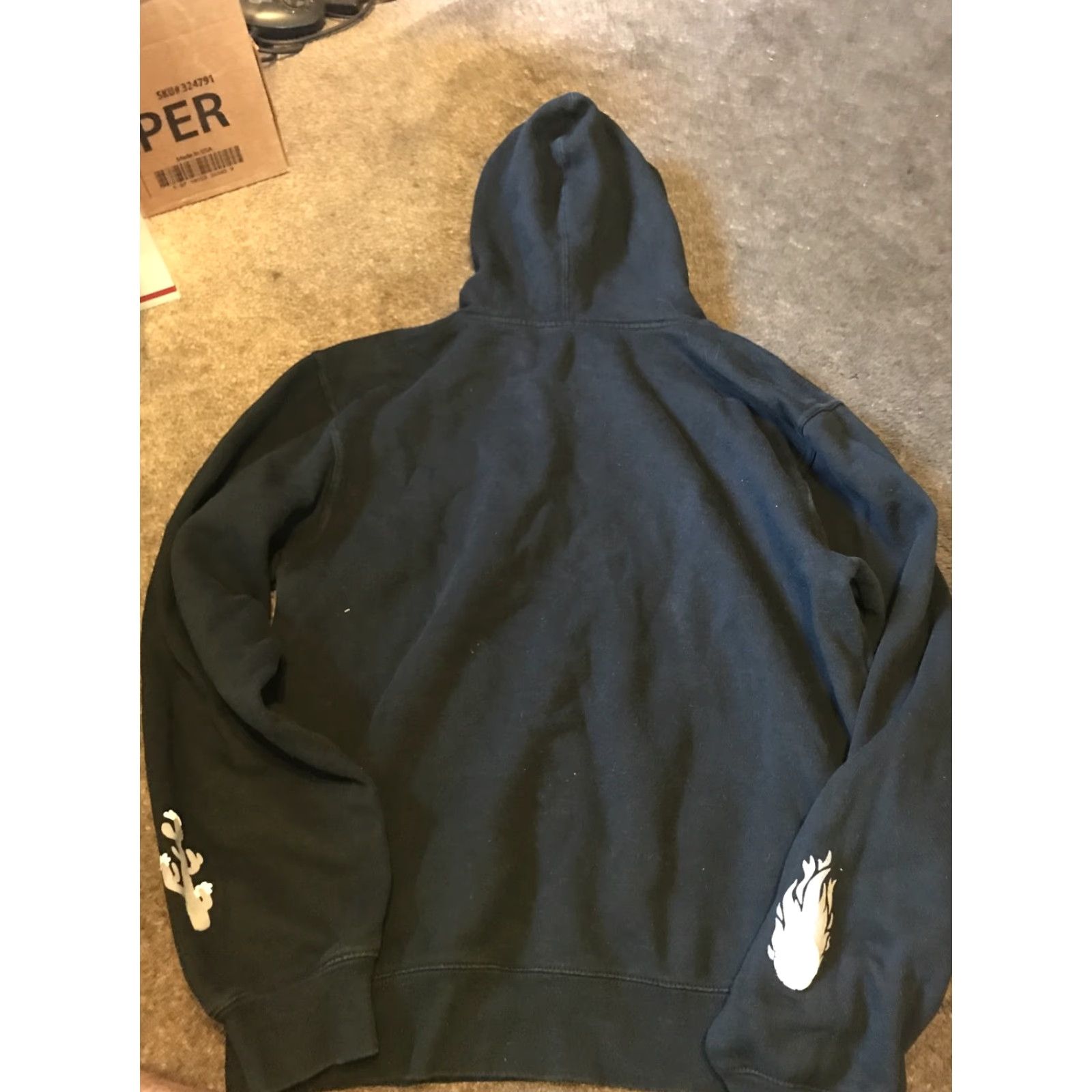 Vintage House of Highlights Hoodie Men's Medium Black Phoenix Suns Logo Graphic Print Pullover Hooded Pockets Size US M / EU 48-50 / 2 - 5 Thumbnail