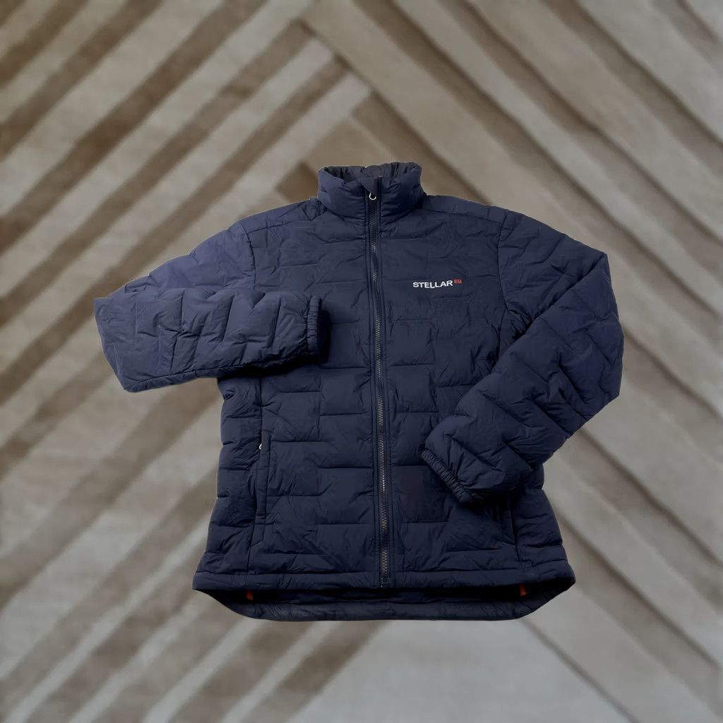 Vintage Stellar Equipment Down Puffer Jacket Mens S Navy Blue 750 Fill Zip Pockets Water Resistant Wind-Resistant Size US S / EU 44-46 / 1 - 1 Thumbnail