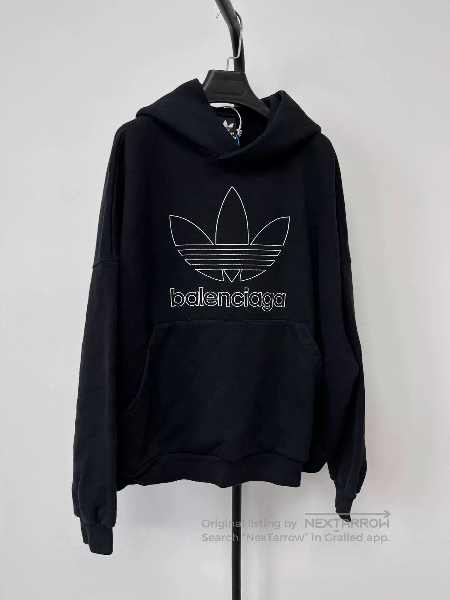 Balenciaga balenciaga x adidas logo hoodie sweatshirt. Size US S / EU 44-46 / 1 - 1 Thumbnail