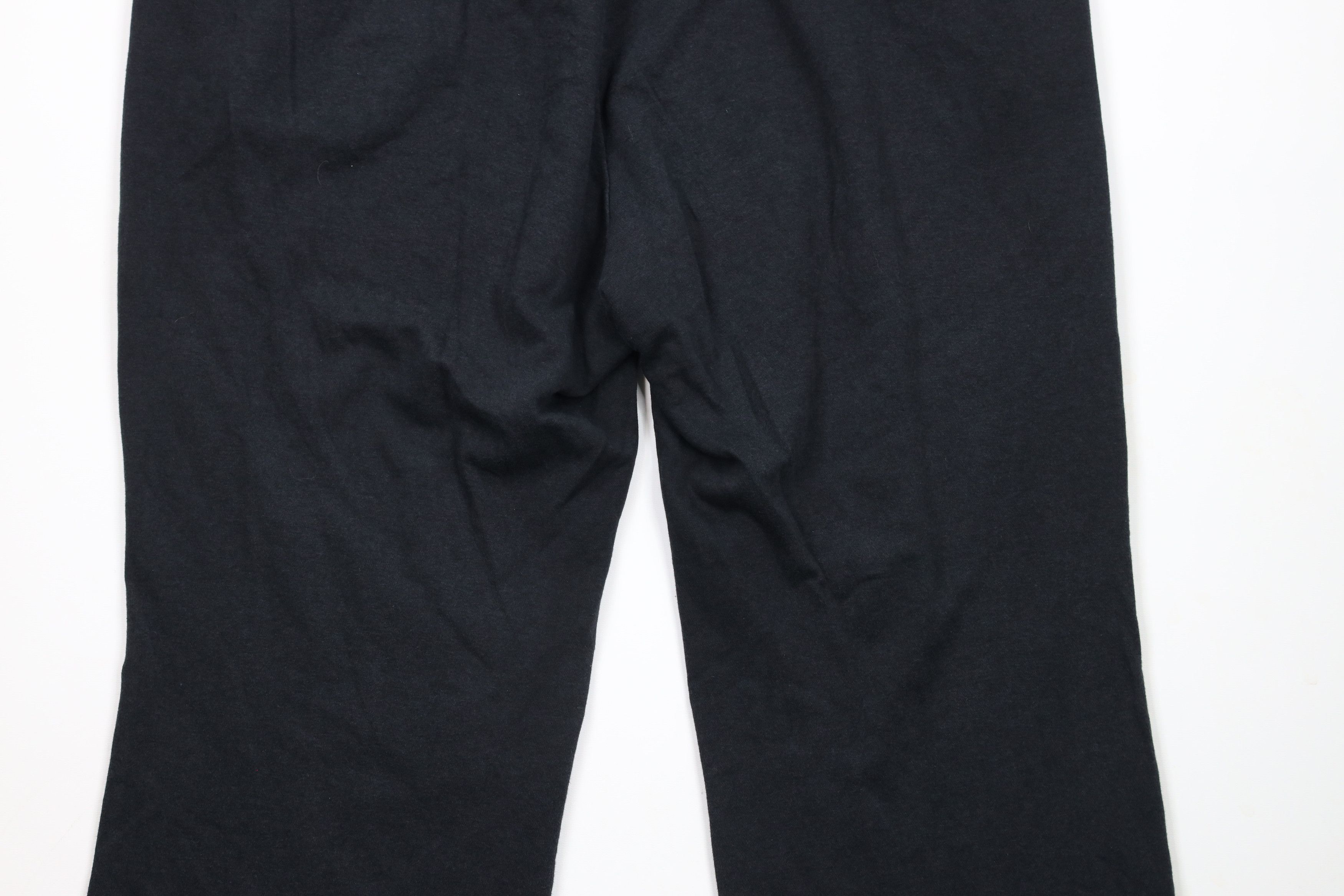 Nike × Vintage Vintage Nike Scott Mini Swoosh Wide Leg Sweatpants Black Size US 40 / EU 56 - 11 Thumbnail