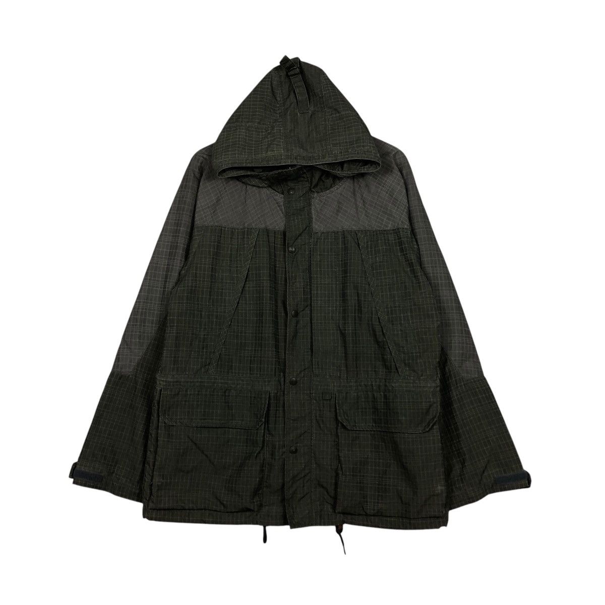 Japanese Brand 📌Vtg Windbreaker Waterproof JohnBull Patchwork Issey Miyake Size US S / EU 44-46 / 1 - 2 Thumbnail