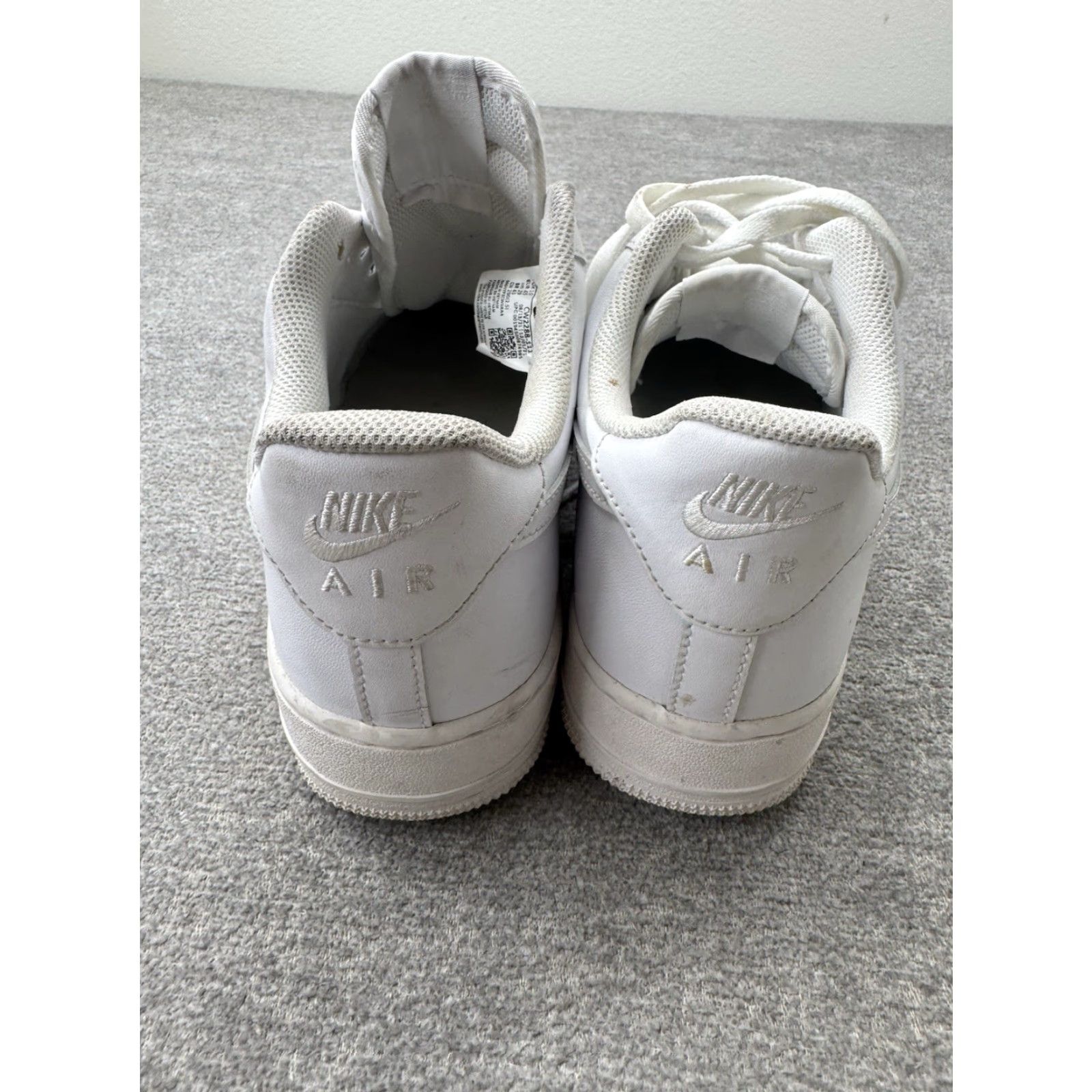 Nike Nike Air Force 1 Low White '07 Mens Sneaker CW2288-111 Custom Weed 420 CW2288-111 Mens White Leather Athletic Sports Sneaker 2000s? Size US 10 / EU 43 - 6 Thumbnail