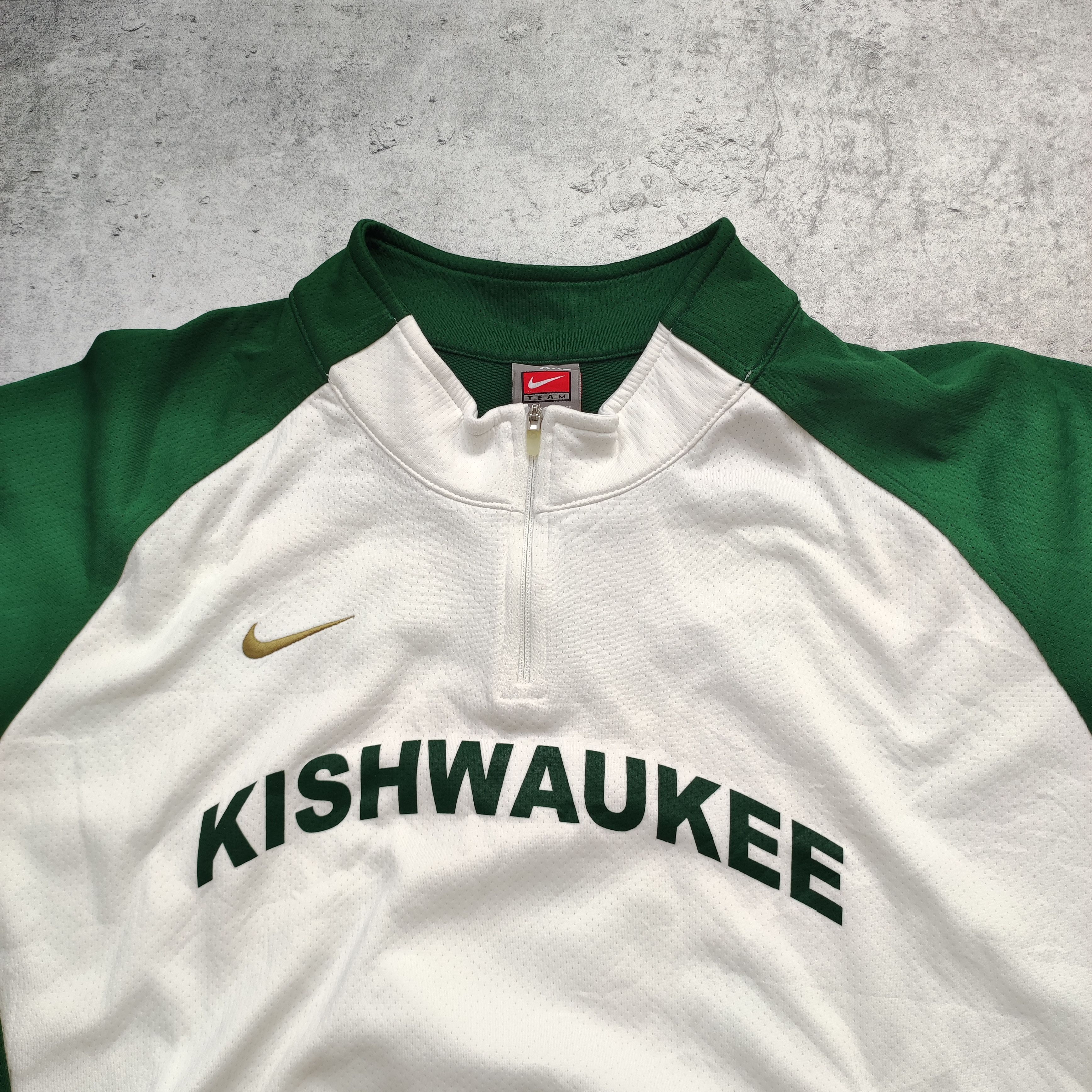 Nike × Vintage RARE 90s Nike x Kishwaukee #4 Hozeska NFL Jersey Size US XXL / EU 58 / 5 - 4 Thumbnail