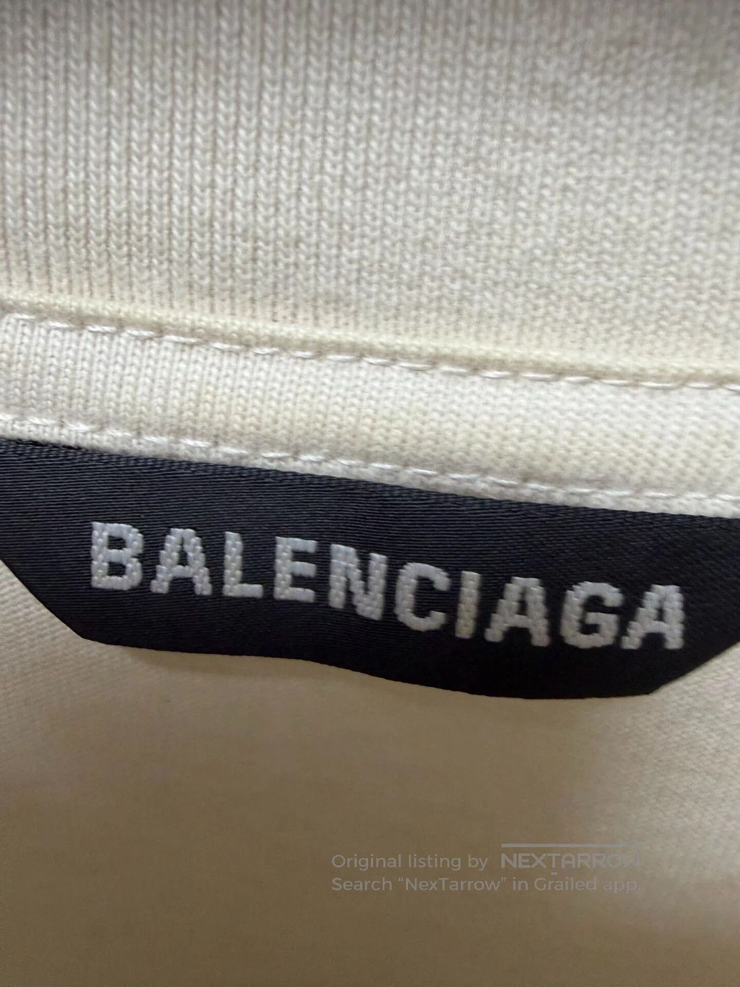 Balenciaga balenciaga short sleeve t-shirt in gray white. Size US S / EU 44-46 / 1 - 3 Thumbnail