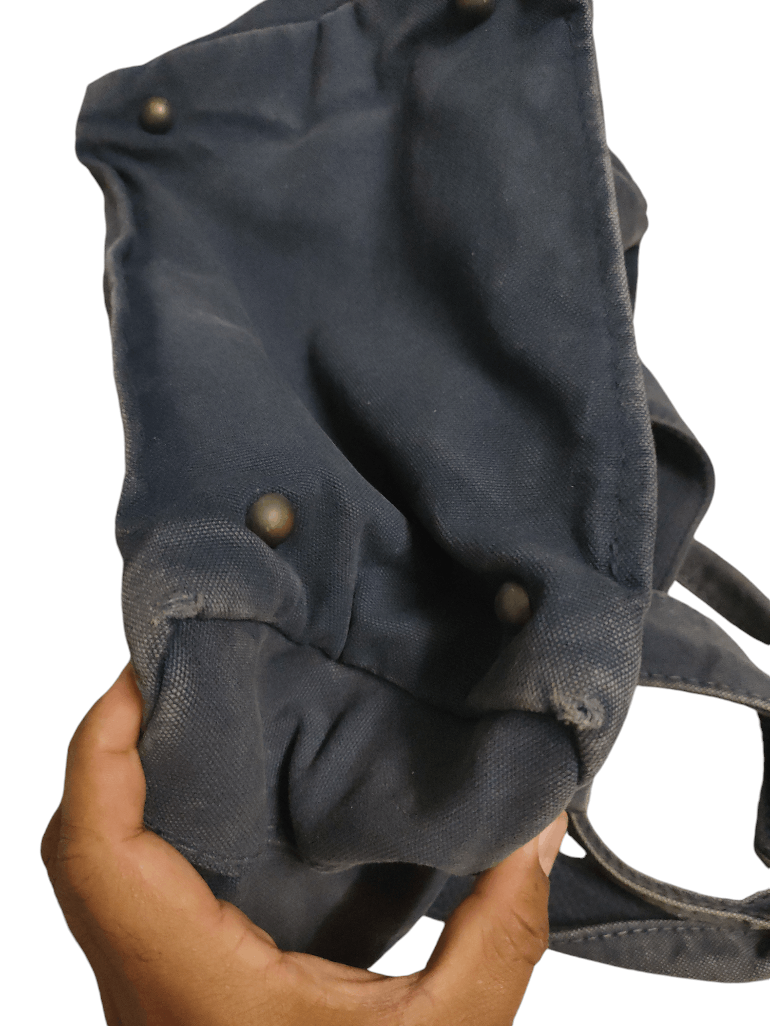 Kapital KAPITAL CANVAS TOTE BAG BLUE DISTRESSED Size ONE SIZE - 8 Thumbnail