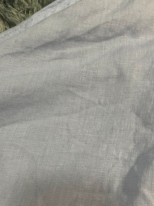 Armani Armani Jeans Linen Baby Blue Midi Skirt Size 30" / US 8 / IT 44 - 2 Thumbnail