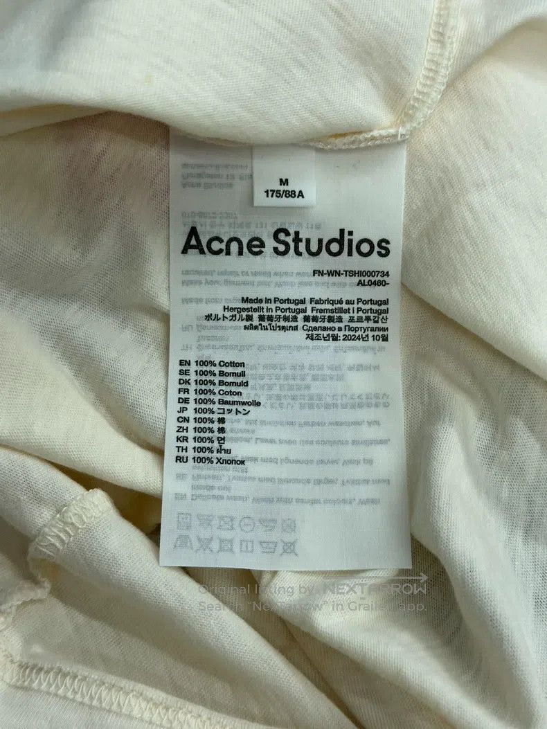 Acne Studios Acne Studios Lettering logo lip print short-sleeve T-shirt Size M / US 6-8 / IT 42-44 - 5 Thumbnail