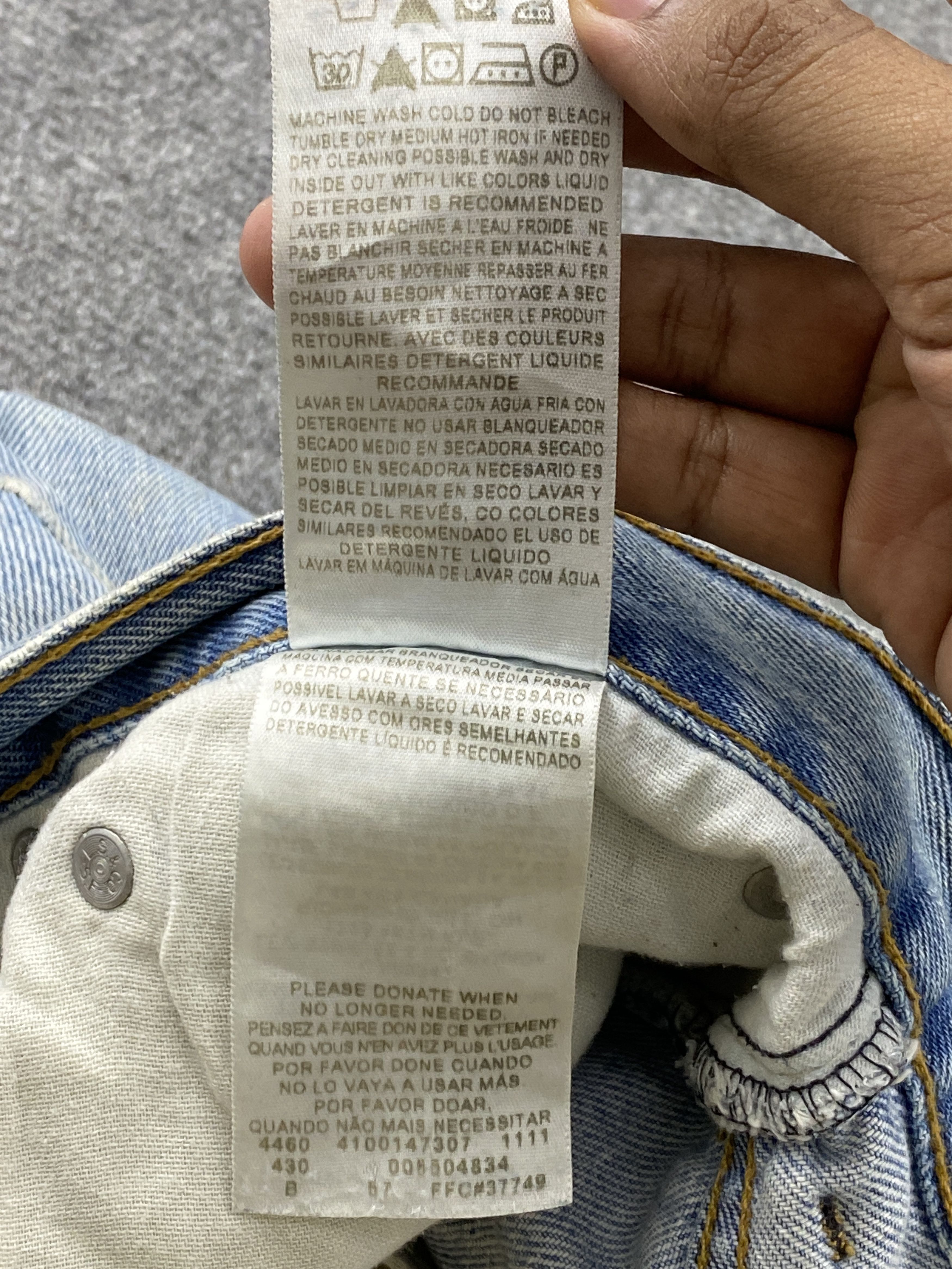 Levi's Vintage Levis 550 Distressed Blue Jeans DP2319 Size US 38 / EU 54 - 7 Thumbnail