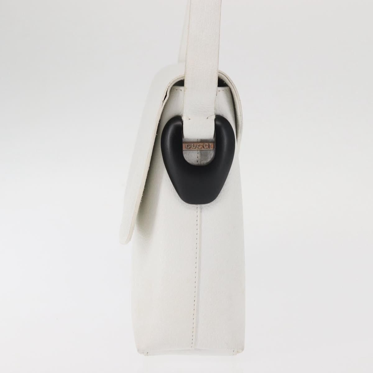 Gucci GUCCI Shoulder Bag Leather White Silver 001 1998 001 1998 Size ONE SIZE - 4 Thumbnail