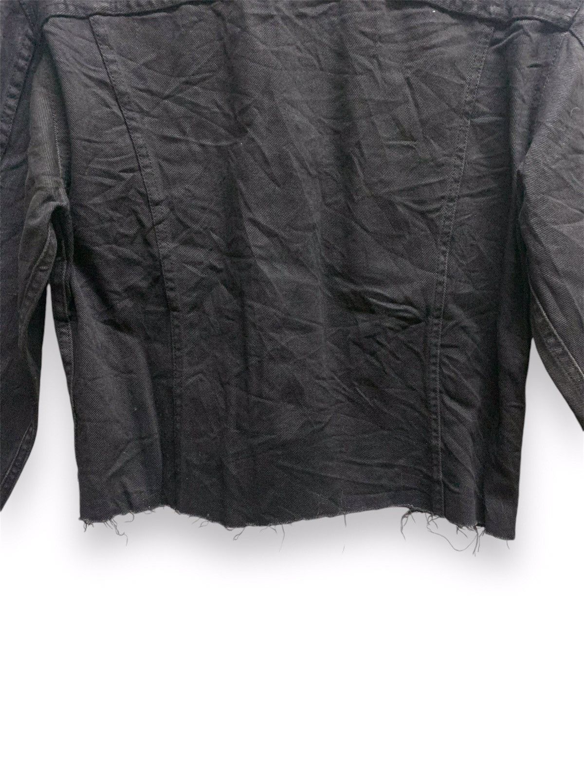 Edwin Vintage 90s EDWIN Denim Jakcet Black Size US M / EU 48-50 / 2 - 8 Thumbnail