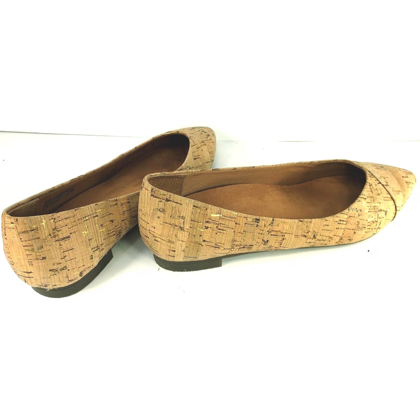 Vionic Vionic 359 Cabello Cork Pointed Toe Orthotic Flats Women's Sz 9M Size US 7 / IT 37 - 4 Thumbnail