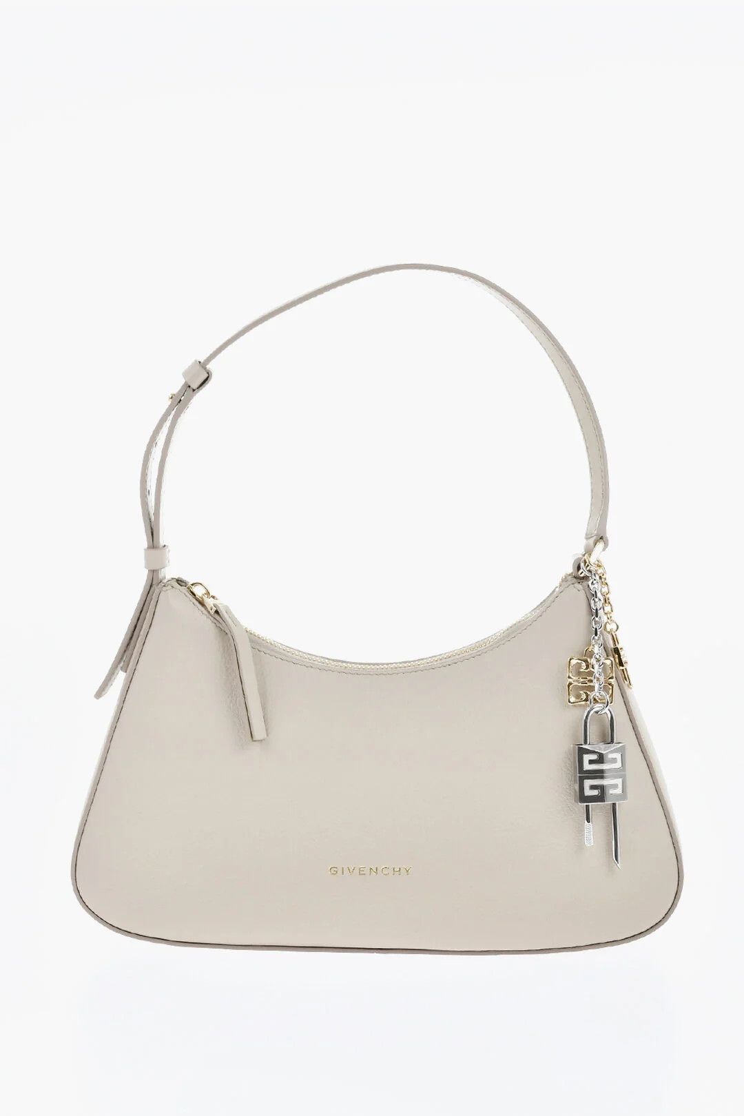 Givenchy og1mm0326 Size: OS / Mini Leather Hobo Bag in Beige Size ONE SIZE - 1 Thumbnail