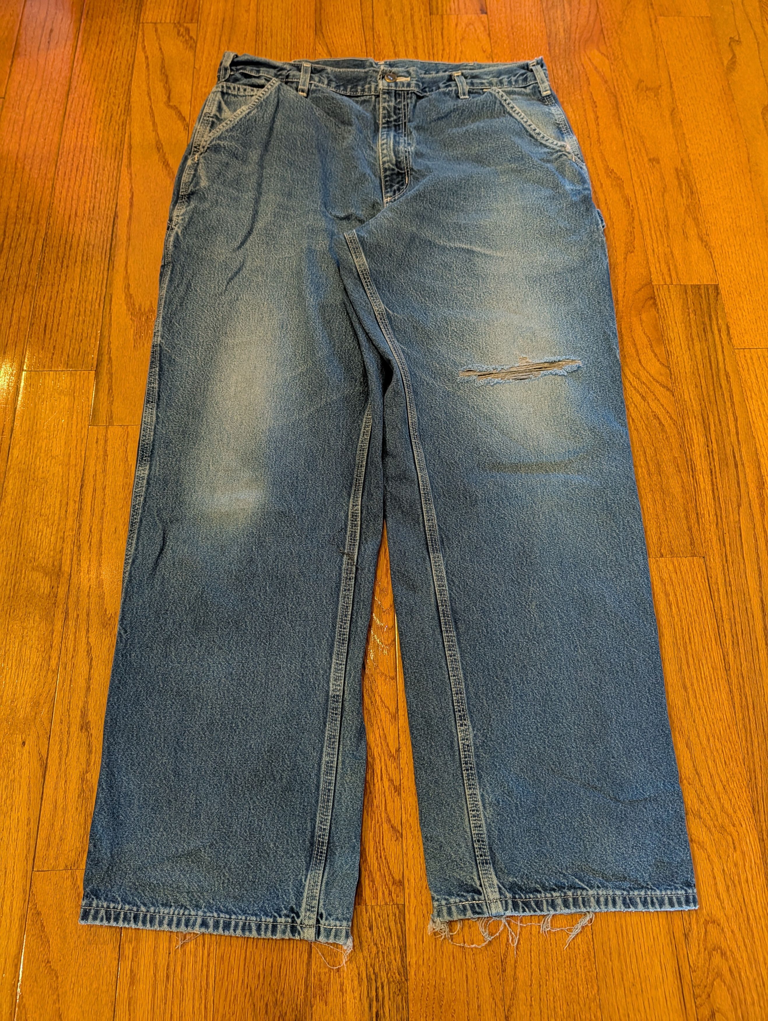 Carhartt Vintage Carhartt Dungaree Fit Jeans B13 DST Men’s 36x30 Size US 36 / EU 52 - 4 Thumbnail