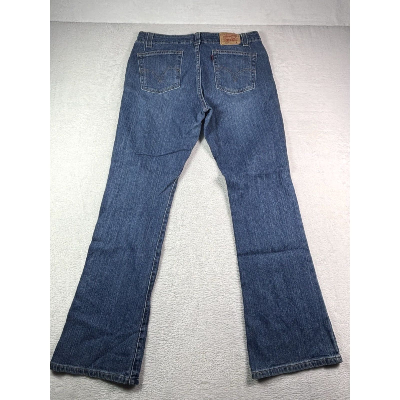 Levi's VINTAGE Levi's Jeans 525 Women’s Size 14 M Nouveau Low Boot Cut Blue Denim 1990s Women Size 36" / US 14 / IT 50 - 2 Thumbnail