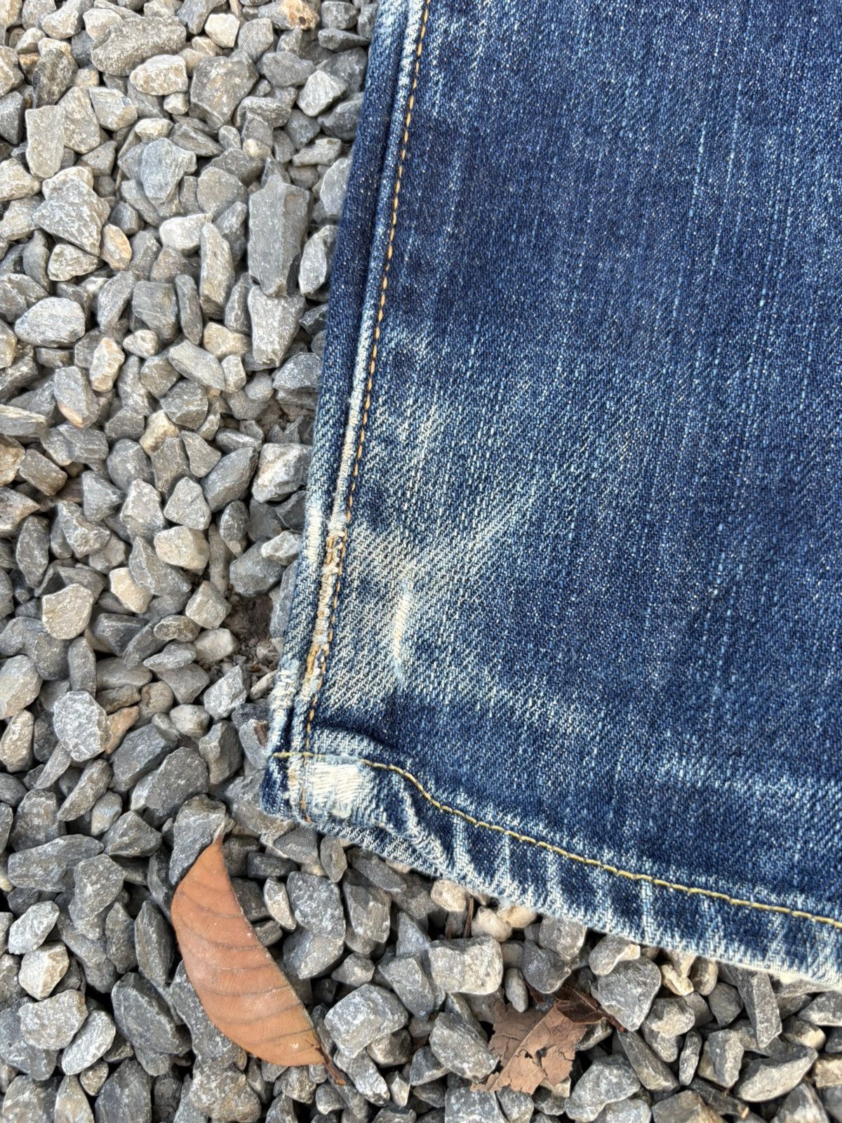 Kapital VINTAGE LEVIS 502 BIG E SELVEDGE RUSTY DISTRESSED DENIM Size US 30 / EU 46 - 25 Thumbnail