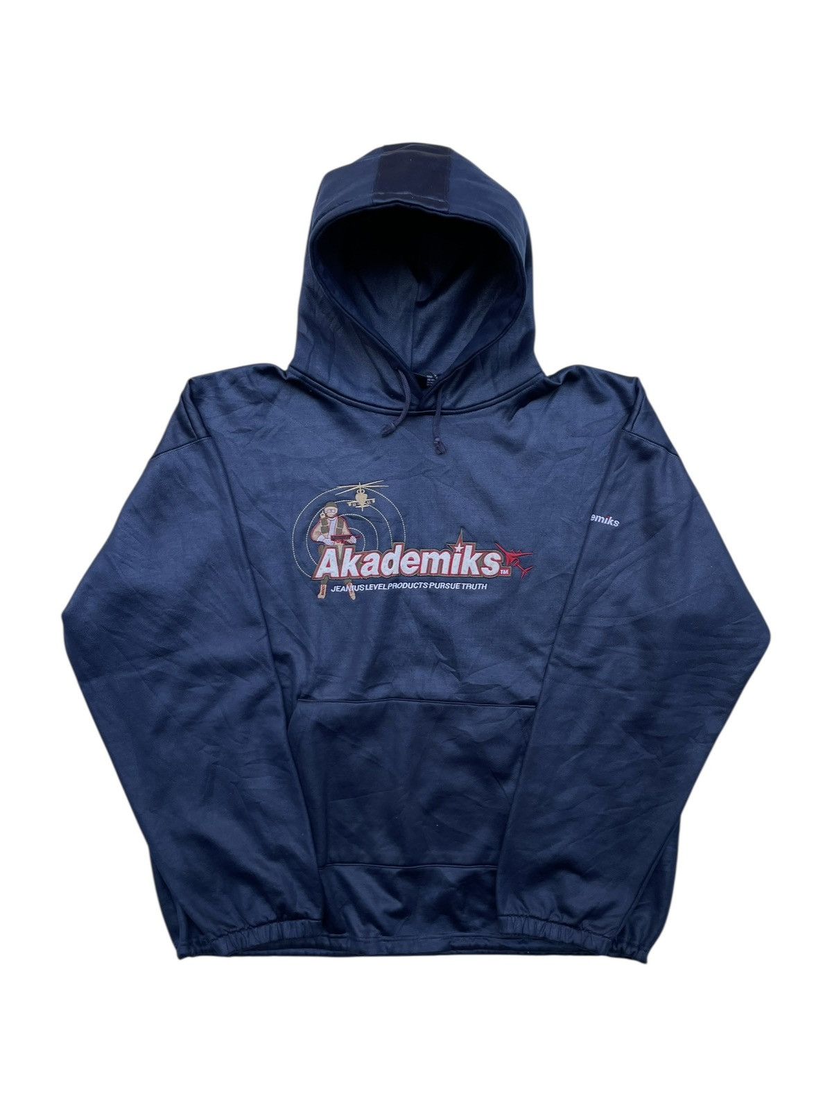 Rap Tees Akademiks Big Logo Hip Hop Rap Hoodie DMX Y2K Size US XXL / EU 58 / 5 - 1 Thumbnail